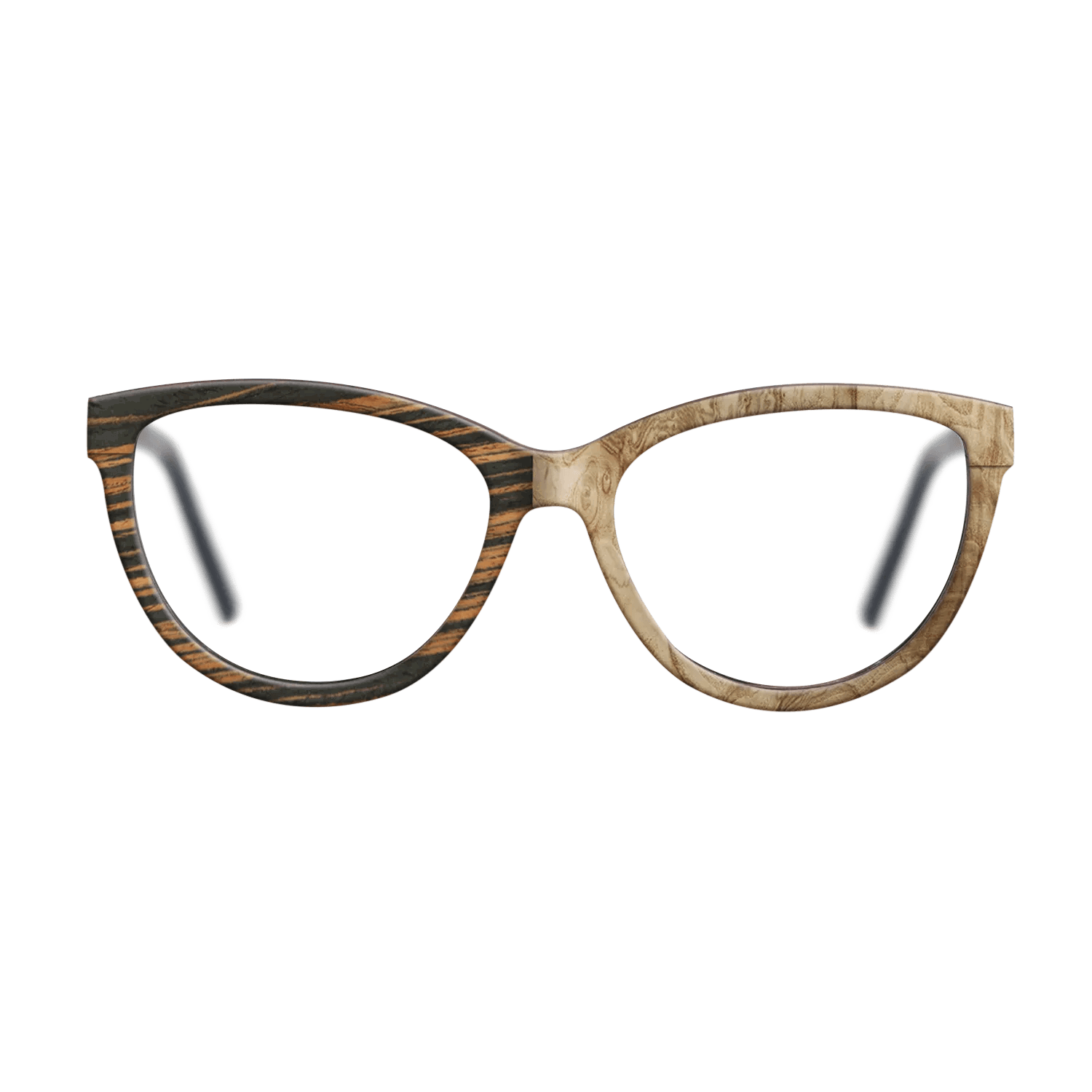 Italian Ebony,Olive Burl: Binary - The Maiden - Cat - 788 - SIRIS wood optic