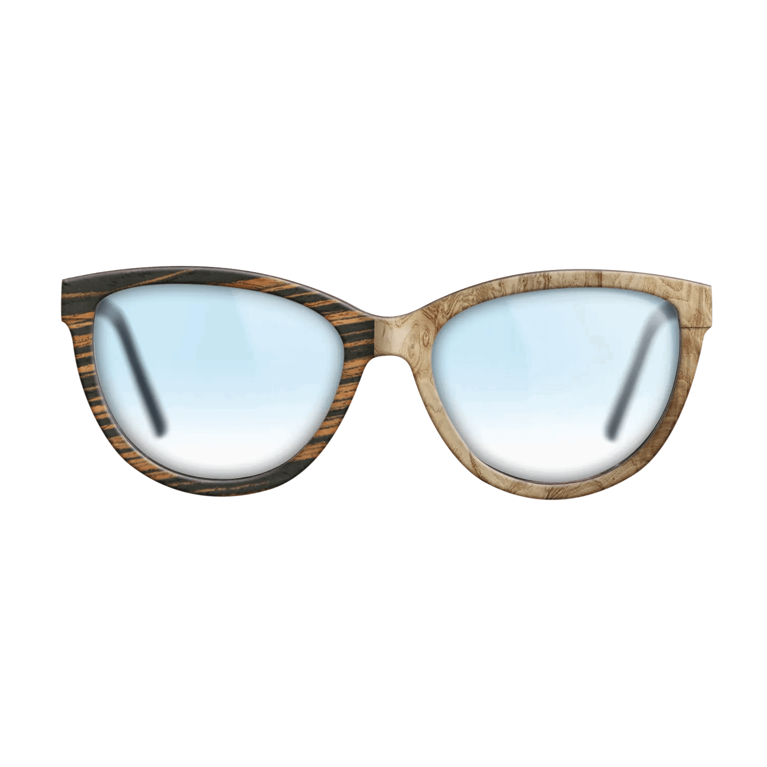 Italian Ebony,Olive Burl: Binary - The Maiden - Cat - 788 - SIRIS wood optic