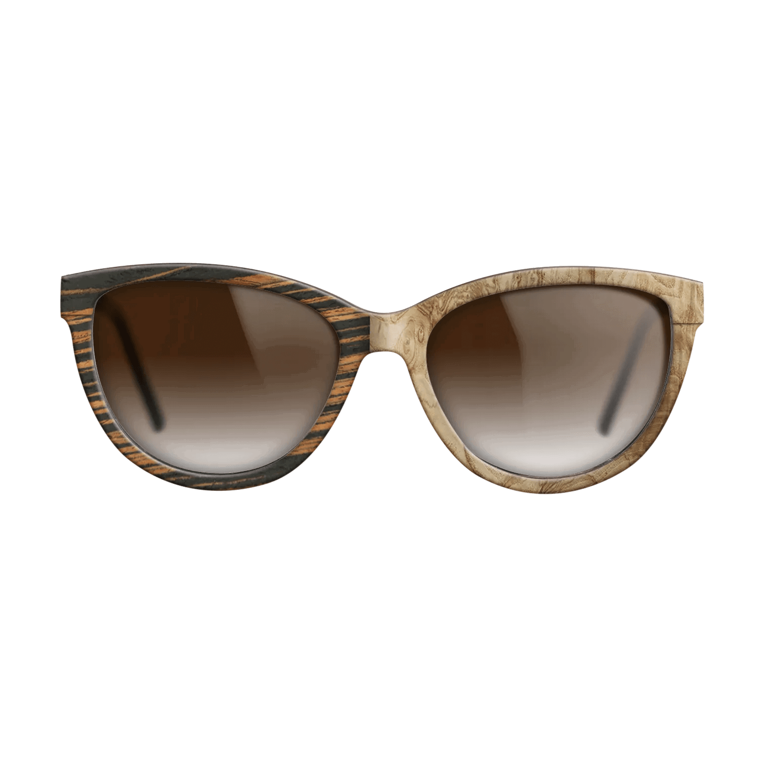 Italian Ebony,Olive Burl: Binary - The Maiden - Cat - 788 - SIRIS wood optic