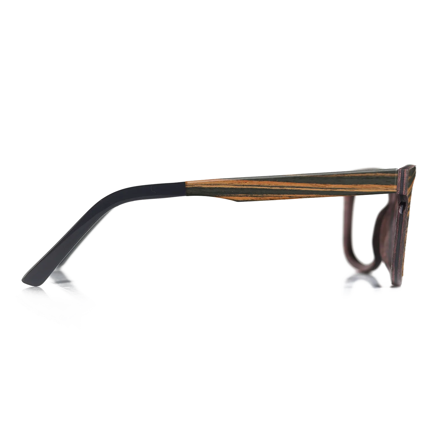 Italian Ebony,Olive Burl: Binary - The Rebel - Round - 788 - SIRIS wood optic