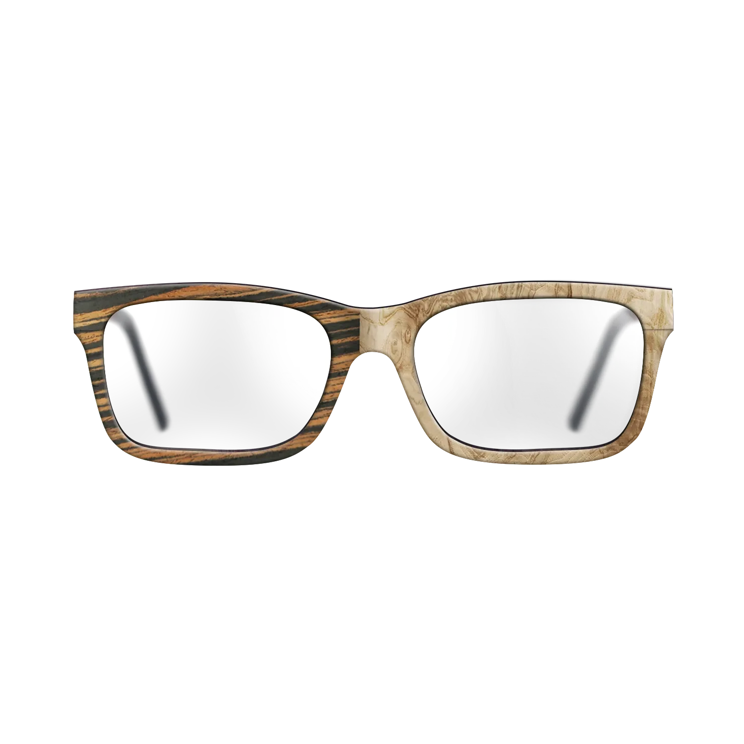 Italian Ebony,Olive Burl: Binary - The Sage - Rectangle - 788 - SIRIS wood optic