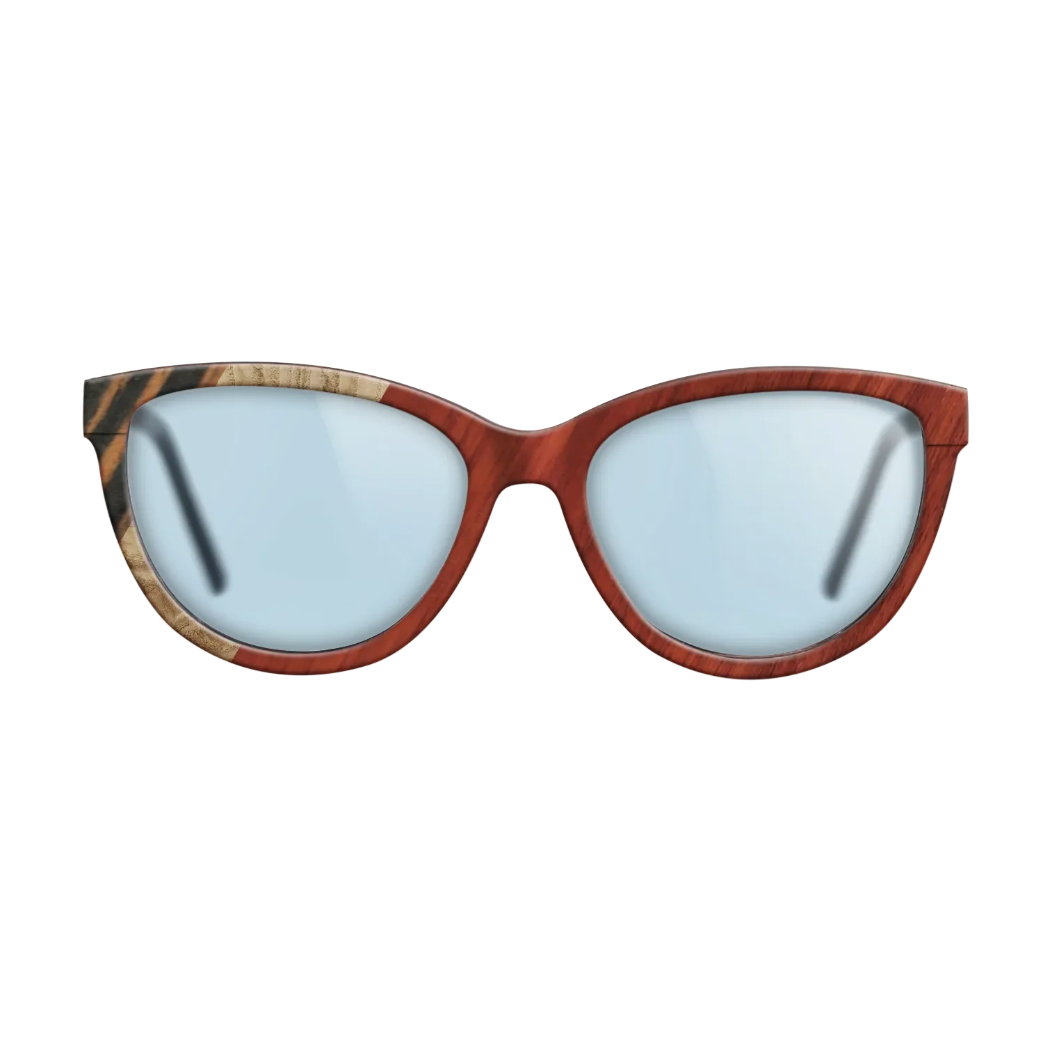 Italian Ebony,Olive Burl,Bloodwood,Fumed Oak: Angle Cut - The Maiden - Cat - 1819 - SIRIS wood optic