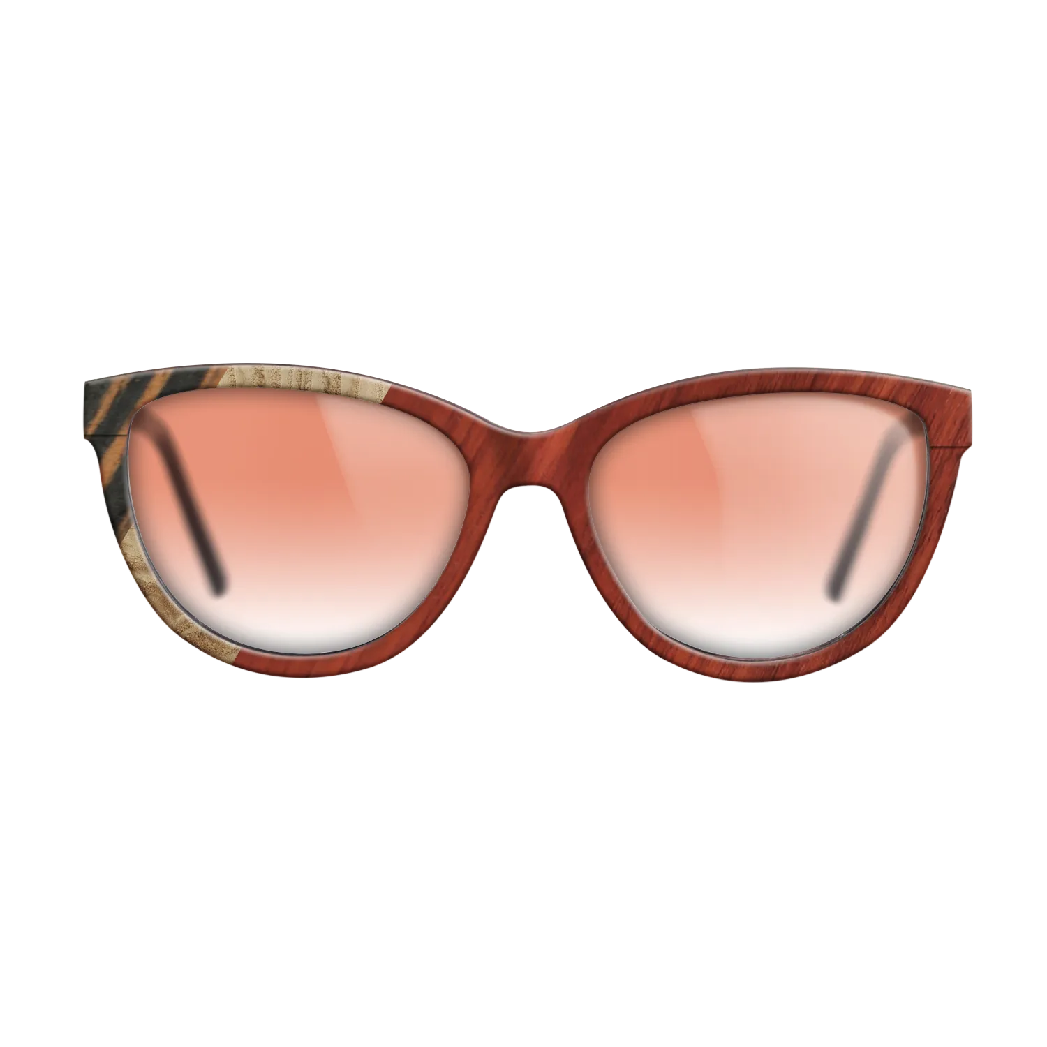 Italian Ebony,Olive Burl,Bloodwood,Fumed Oak: Angle Cut - The Maiden - Cat - 1819 - SIRIS wood optic