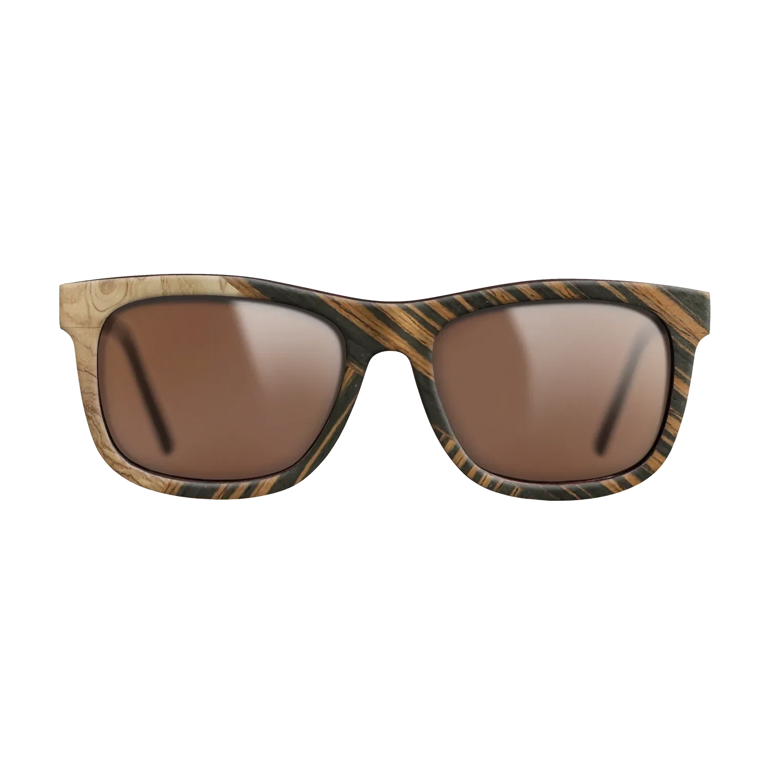Italian Ebony,Olive Burl,Fumed Oak: Geometric - The Hero - Square - SIRIS wood optic