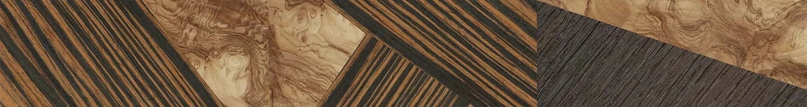 Italian Ebony,Olive Burl,Fumed Oak: Geometric - The Rebel - Round - SIRIS wood optic