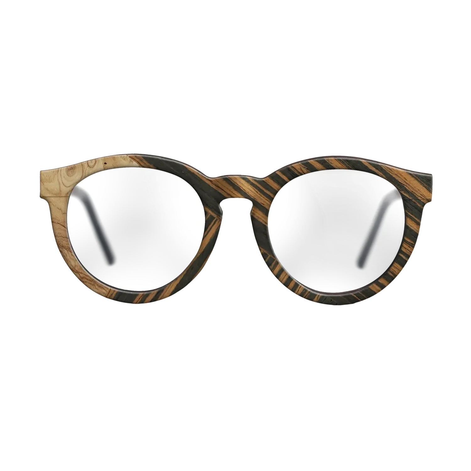 Italian Ebony,Olive Burl,Fumed Oak: Geometric - The Rebel - Round - SIRIS wood optic