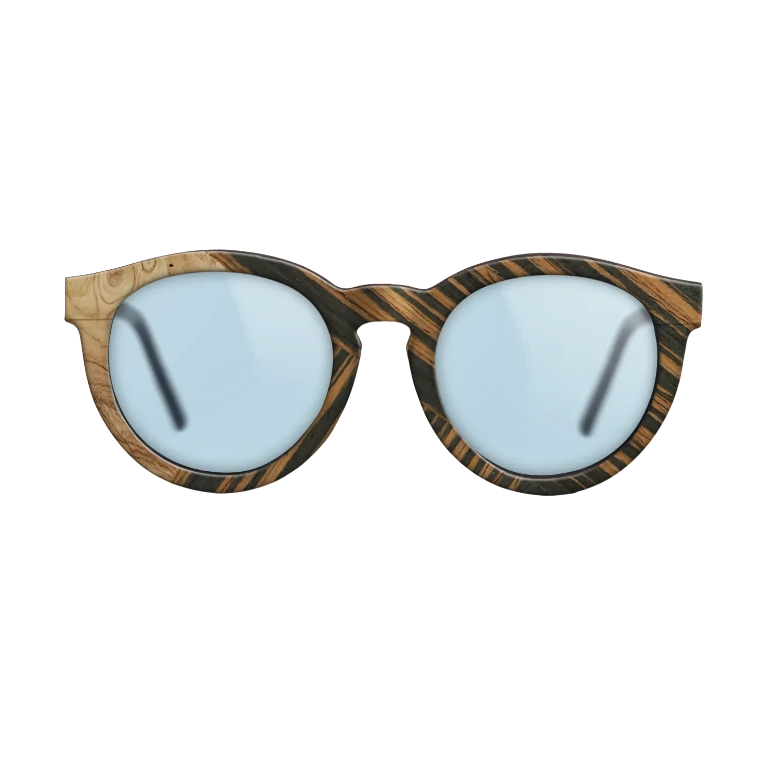 Italian Ebony,Olive Burl,Fumed Oak: Geometric - The Rebel - Round - SIRIS wood optic