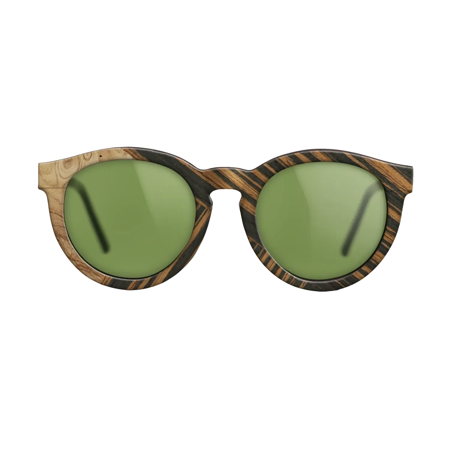 Italian Ebony,Olive Burl,Fumed Oak: Geometric - The Rebel - Round - SIRIS wood optic