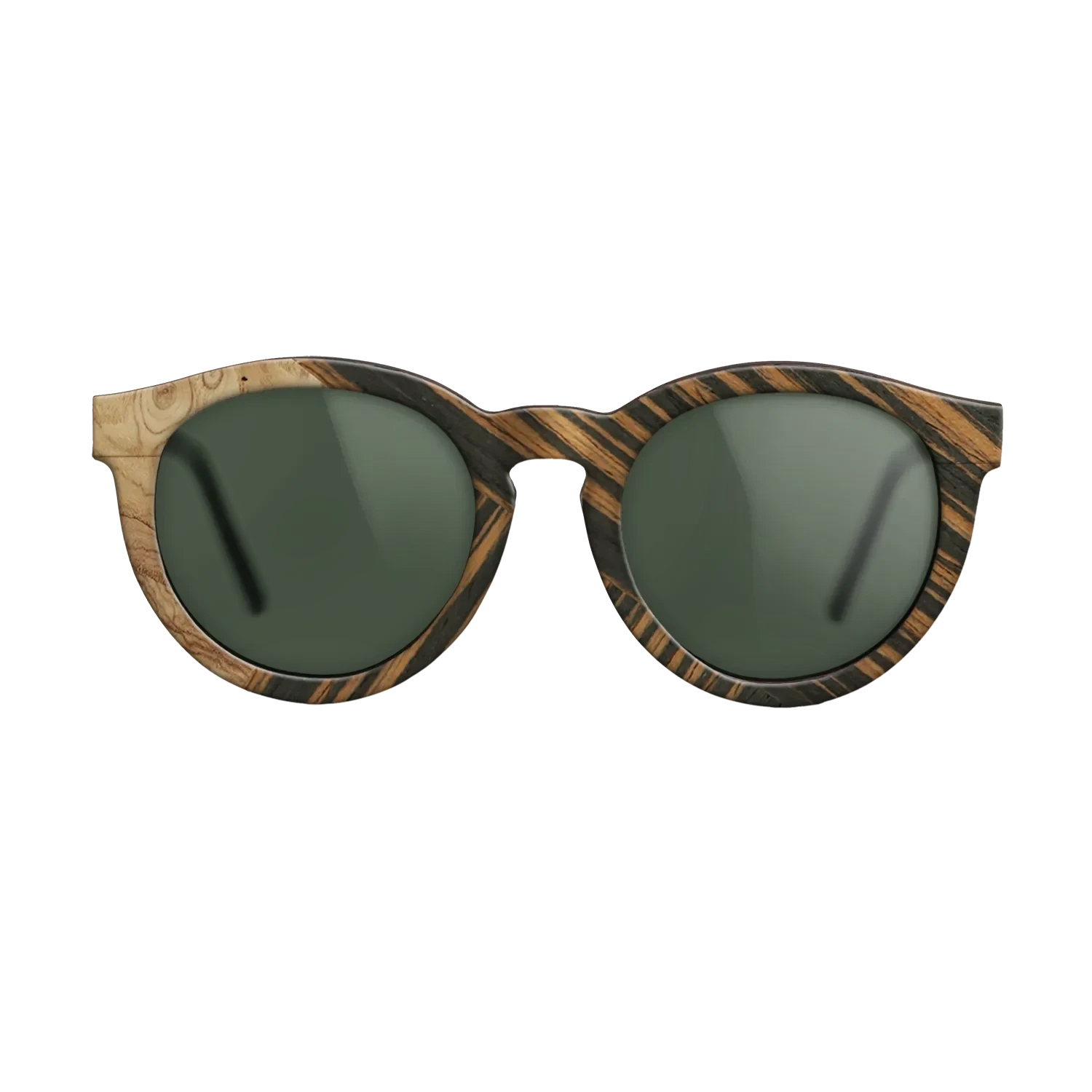 Italian Ebony,Olive Burl,Fumed Oak: Geometric - The Rebel - Round - SIRIS wood optic