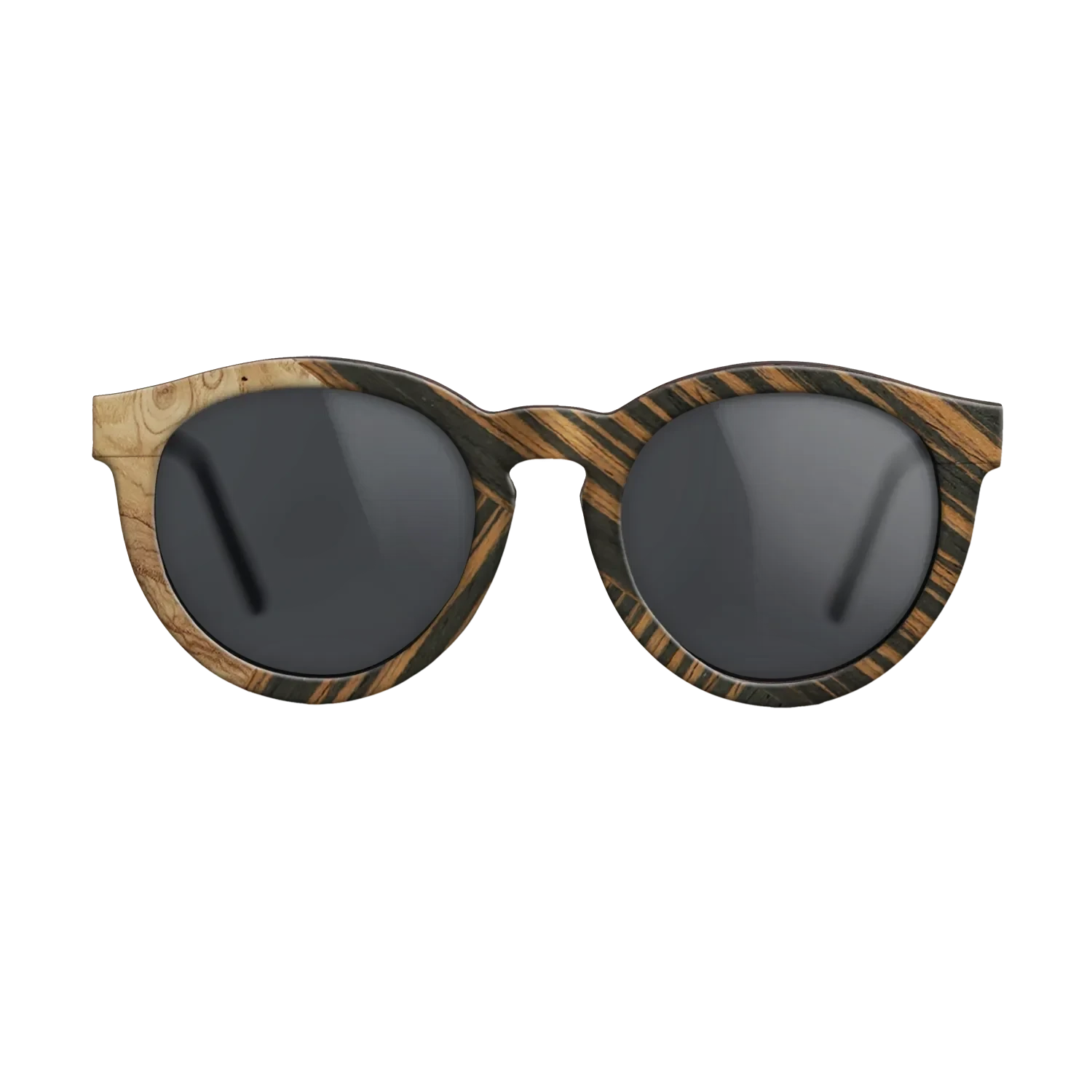 Italian Ebony,Olive Burl,Fumed Oak: Geometric - The Rebel - Round - SIRIS wood optic