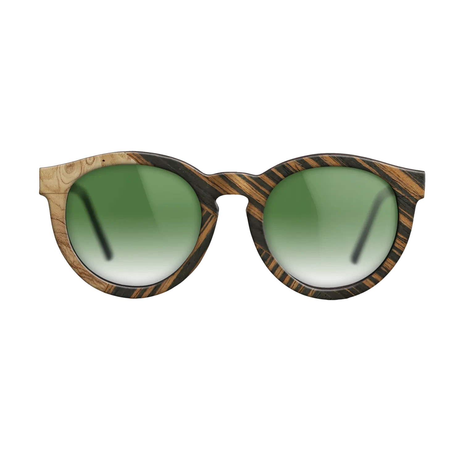 Italian Ebony,Olive Burl,Fumed Oak: Geometric - The Rebel - Round - SIRIS wood optic