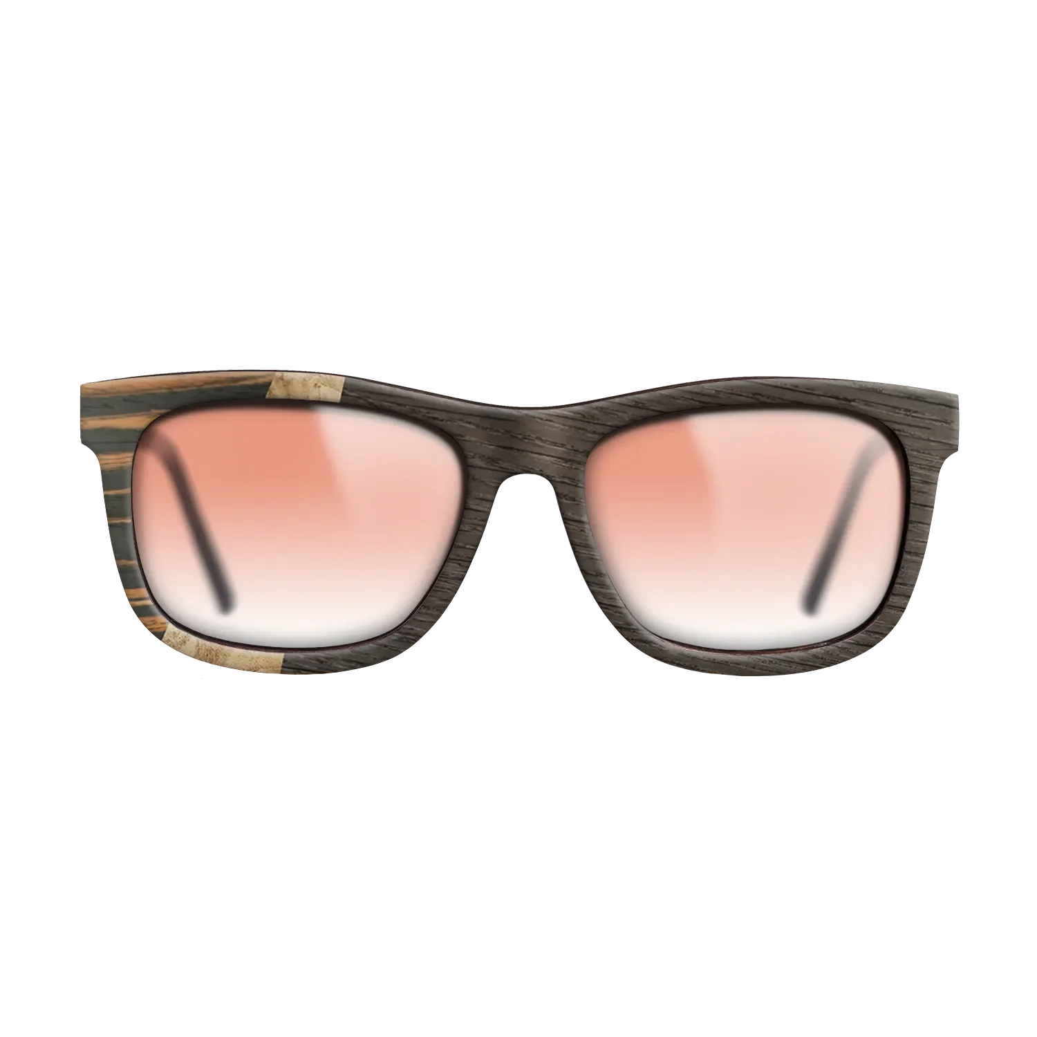 Italian Ebony,Olive Burl,Fumed Oak: Wedge - The Hero - Square - 1414 - SIRIS wood optic