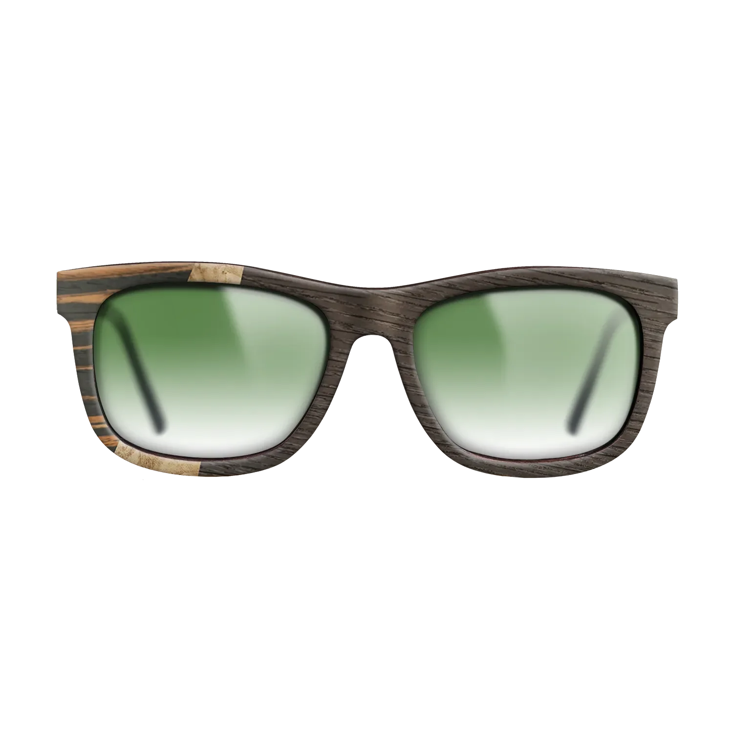 Italian Ebony,Olive Burl,Fumed Oak: Wedge - The Hero - Square - 1414 - SIRIS wood optic