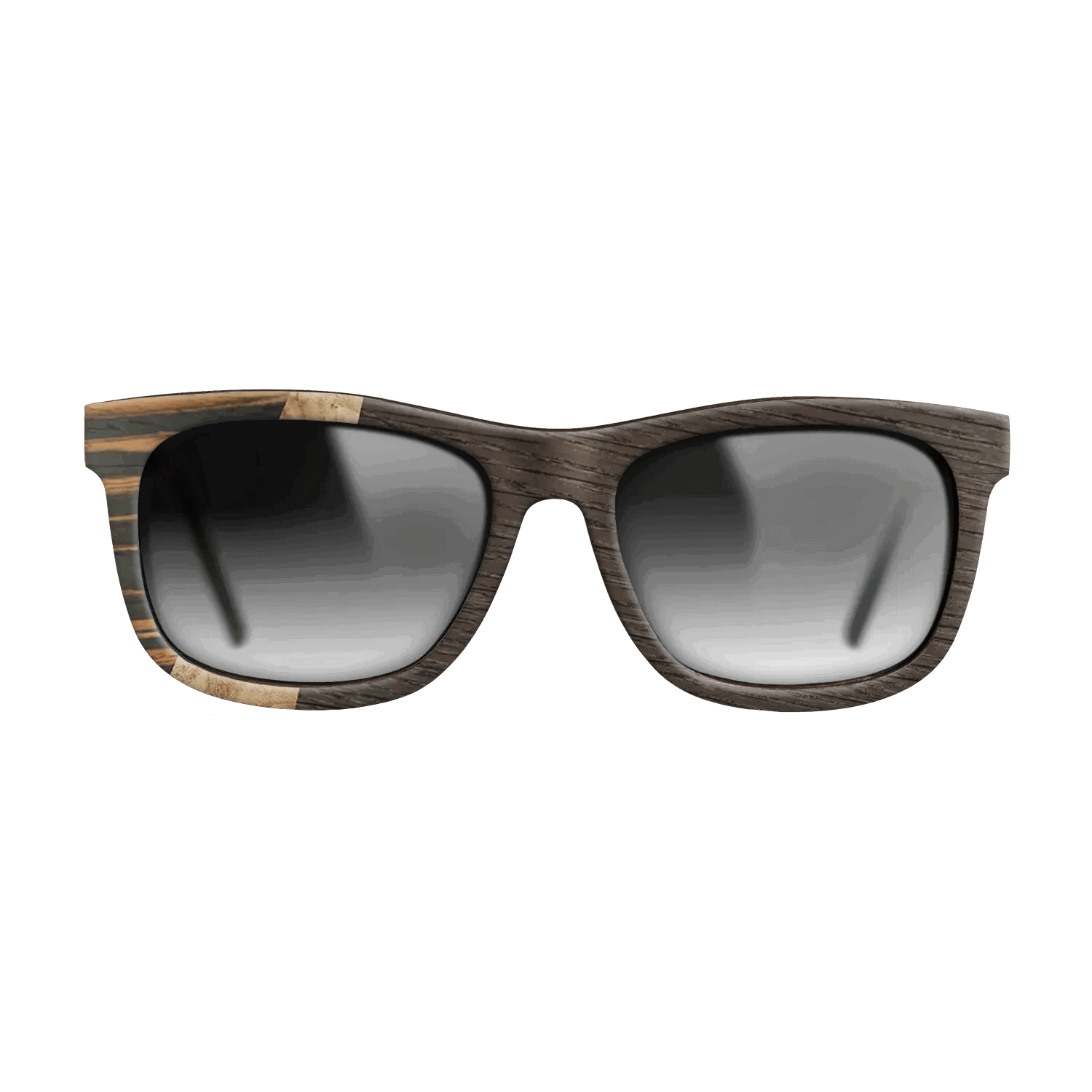 Italian Ebony,Olive Burl,Fumed Oak: Wedge - The Hero - Square - 1414 - SIRIS wood optic
