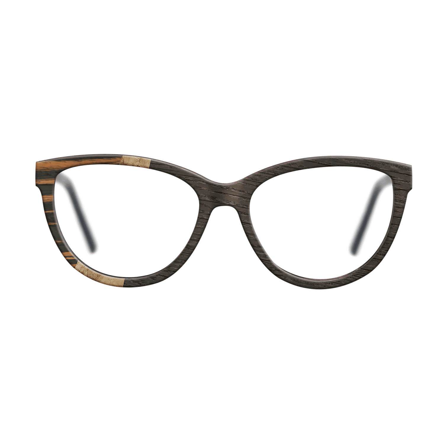 Italian Ebony,Olive Burl,Fumed Oak: Wedge - The Maiden - Cat - 1414 - SIRIS wood optic