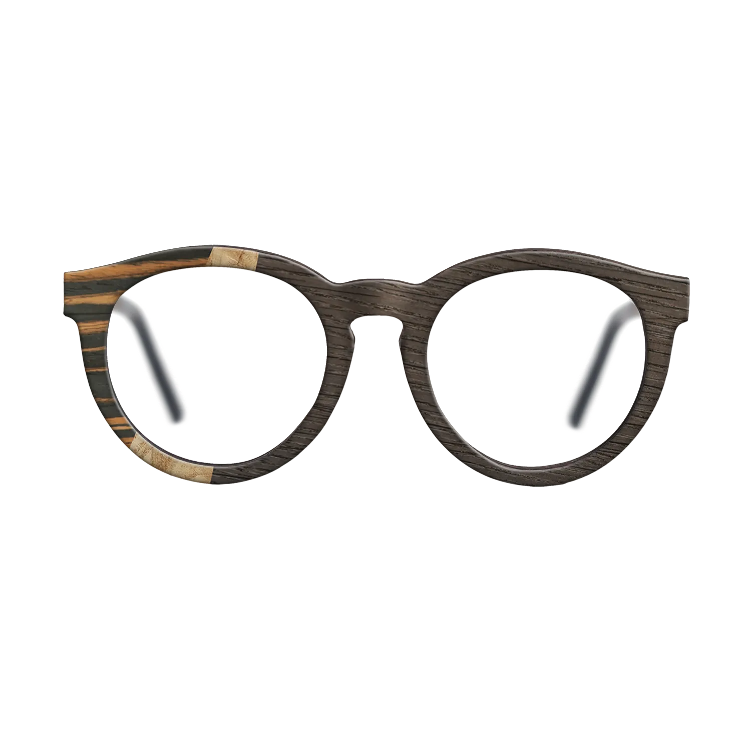 Italian Ebony,Olive Burl,Fumed Oak: Wedge - The Rebel - Round - 1414 - SIRIS wood optic