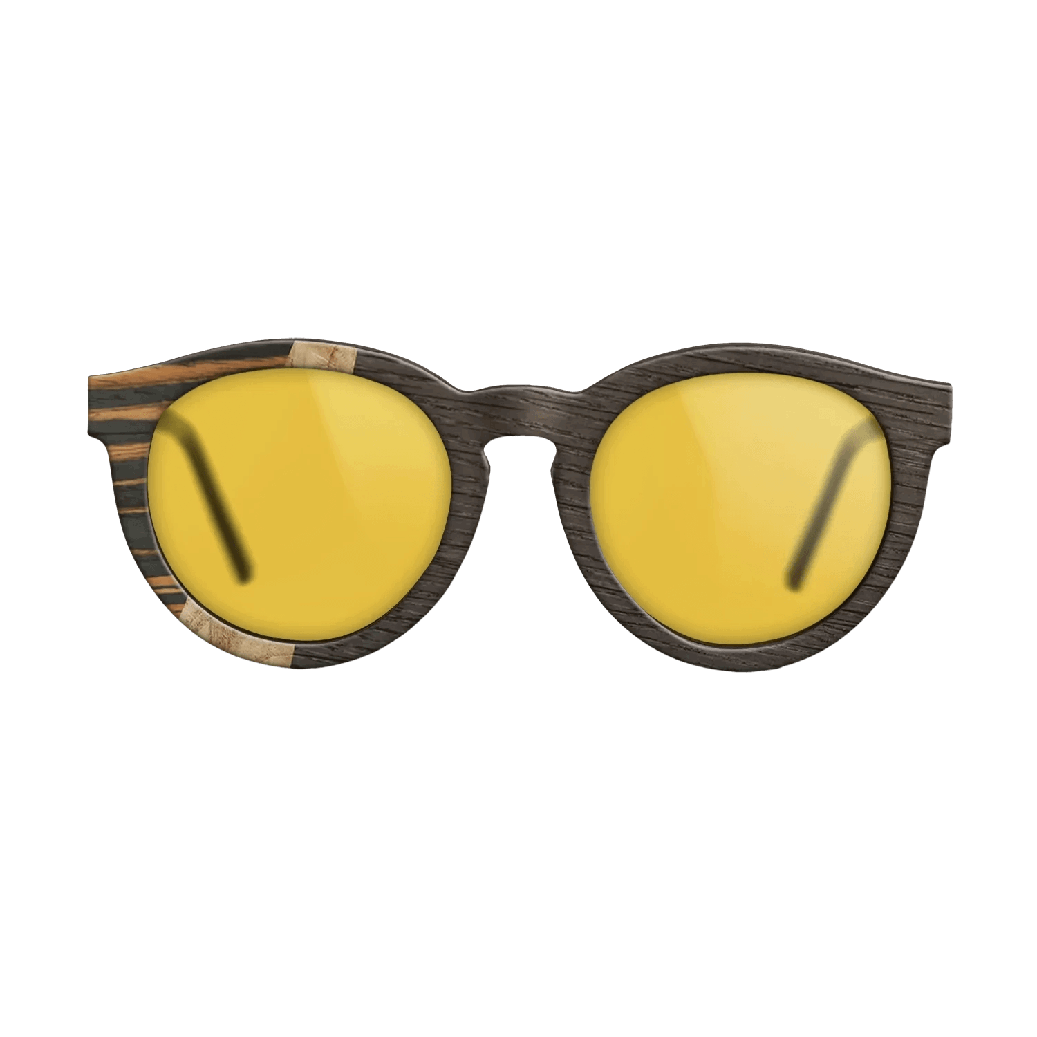 Italian Ebony,Olive Burl,Fumed Oak: Wedge - The Rebel - Round - 1414 - SIRIS wood optic