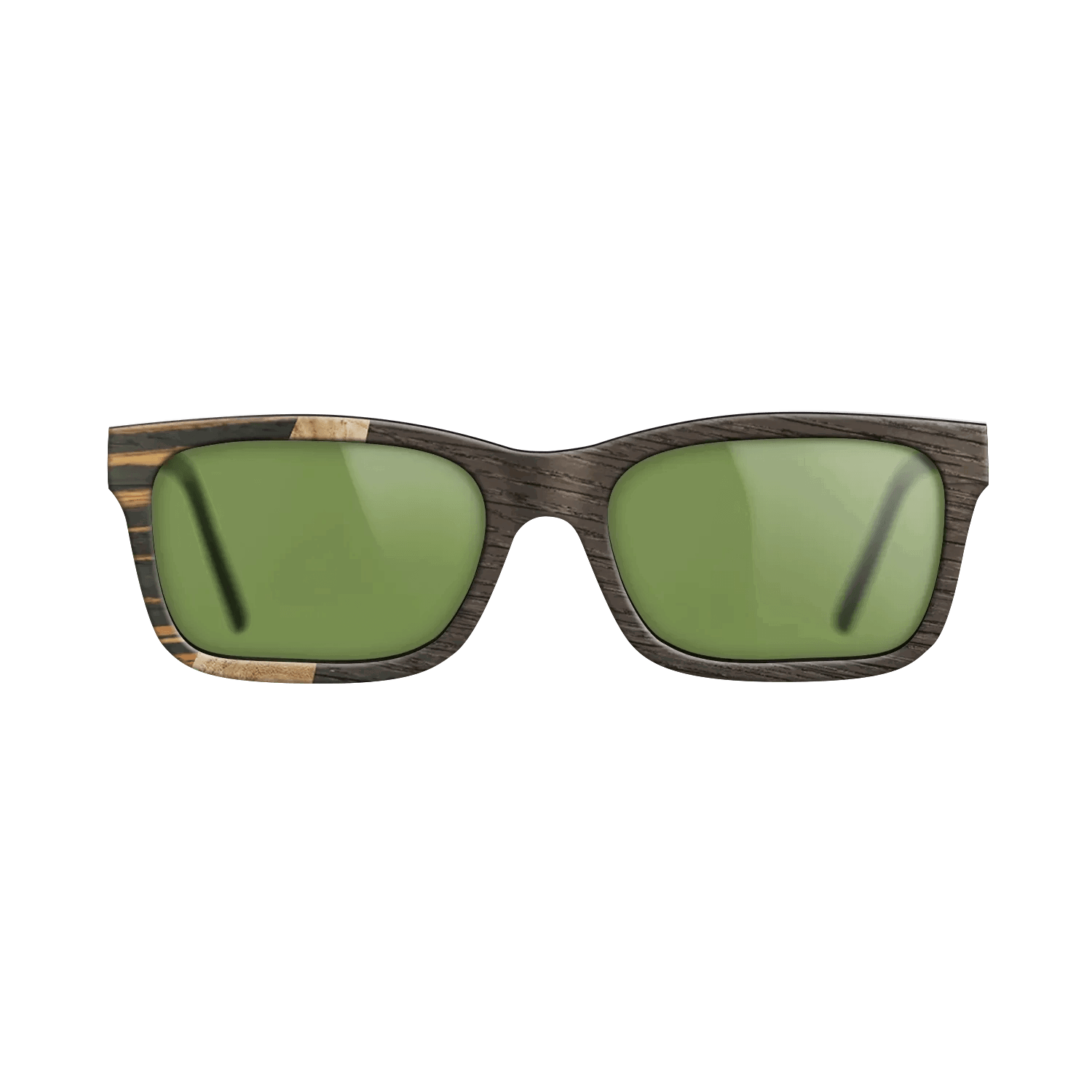 Italian Ebony,Olive Burl,Fumed Oak: Wedge - The Sage - Rectangle - 1414 - SIRIS wood optic