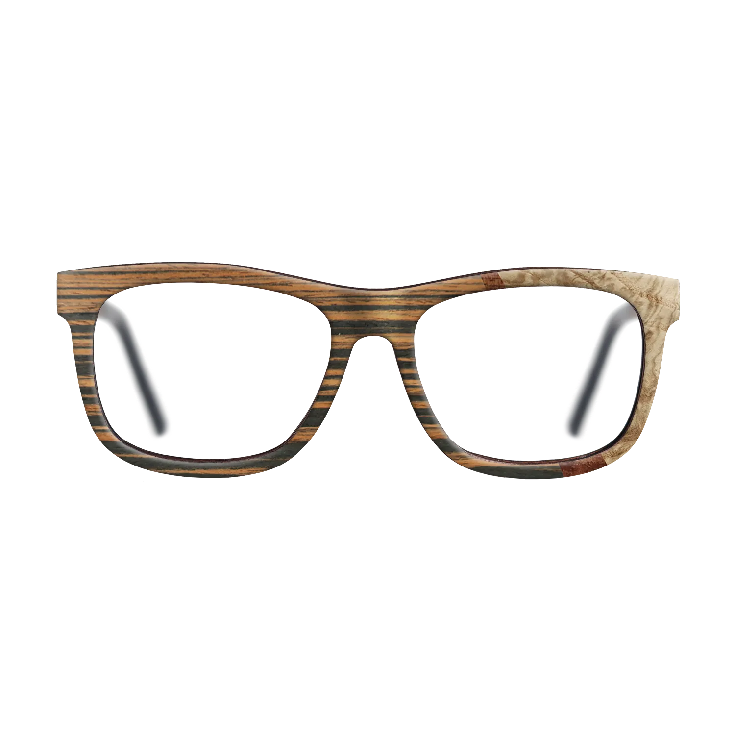 Italian Ebony,Olive Burl,Koa: Wedge - The Hero - Square - 1769 - SIRIS wood optic