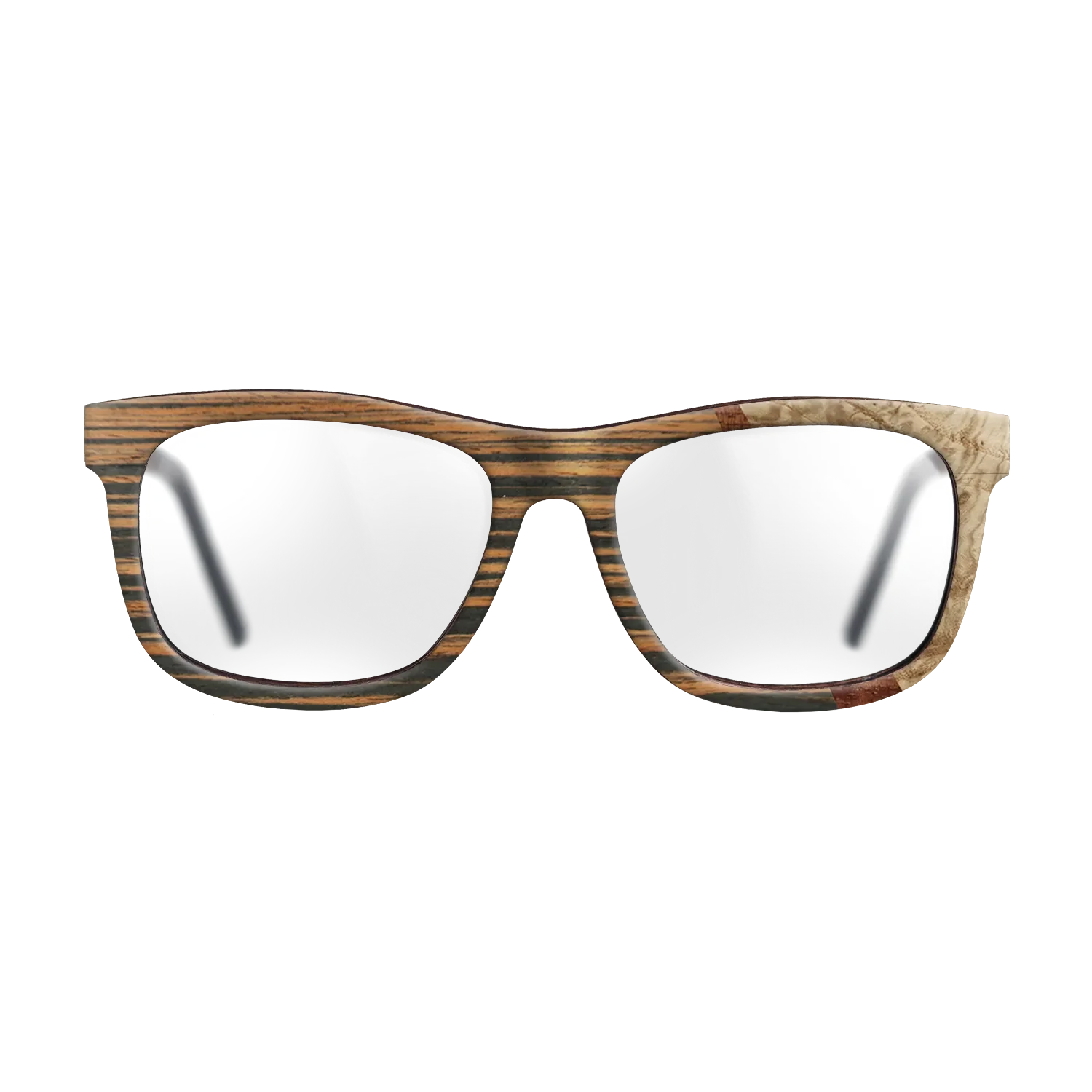 Italian Ebony,Olive Burl,Koa: Wedge - The Hero - Square - 1769 - SIRIS wood optic