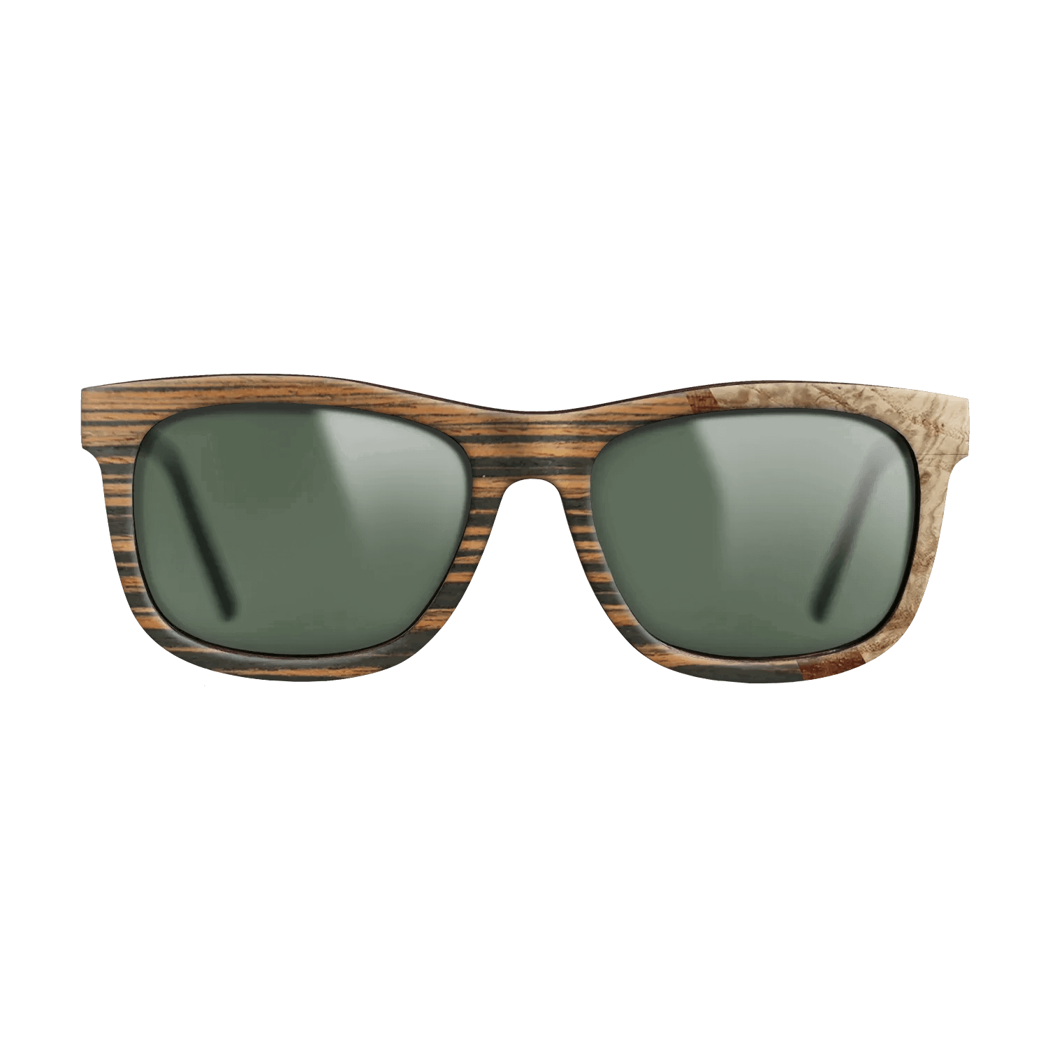 Italian Ebony,Olive Burl,Koa: Wedge - The Hero - Square - 1769 - SIRIS wood optic