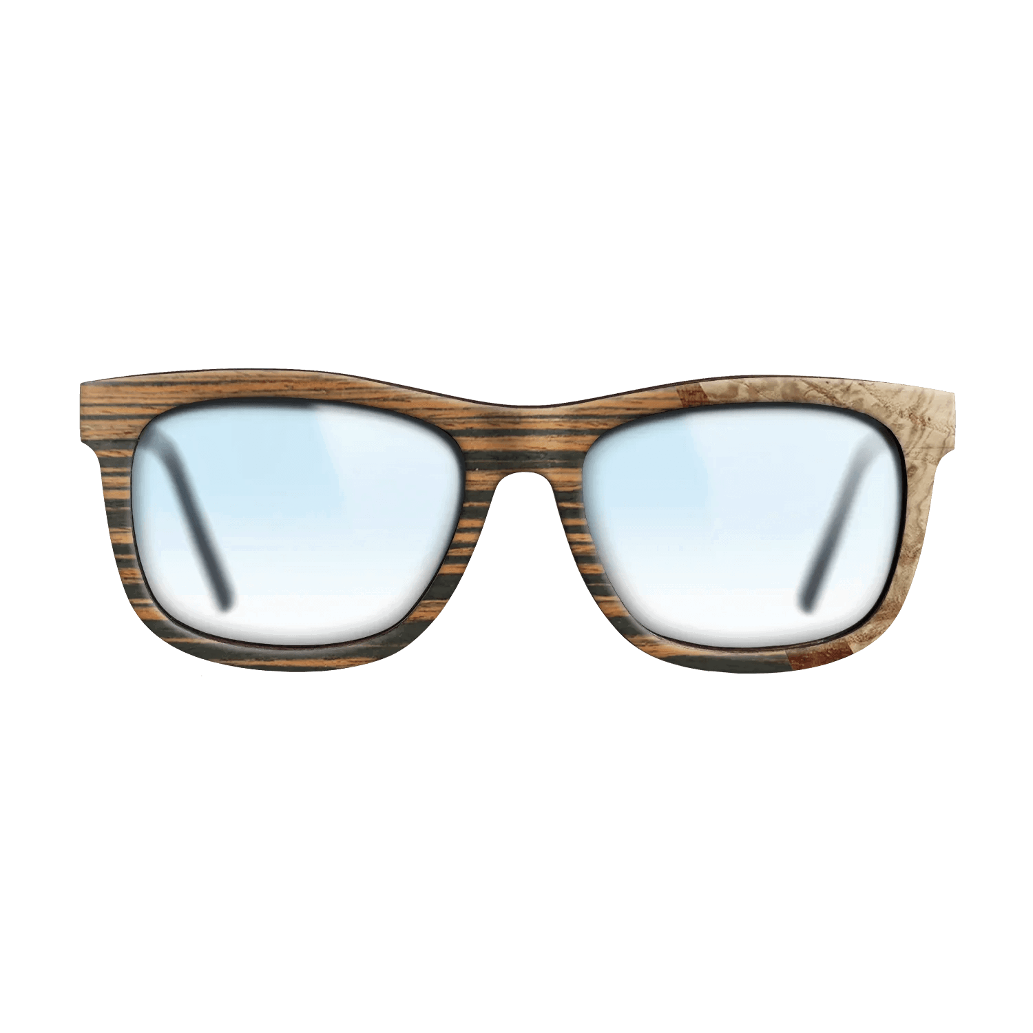 Italian Ebony,Olive Burl,Koa: Wedge - The Hero - Square - 1769 - SIRIS wood optic