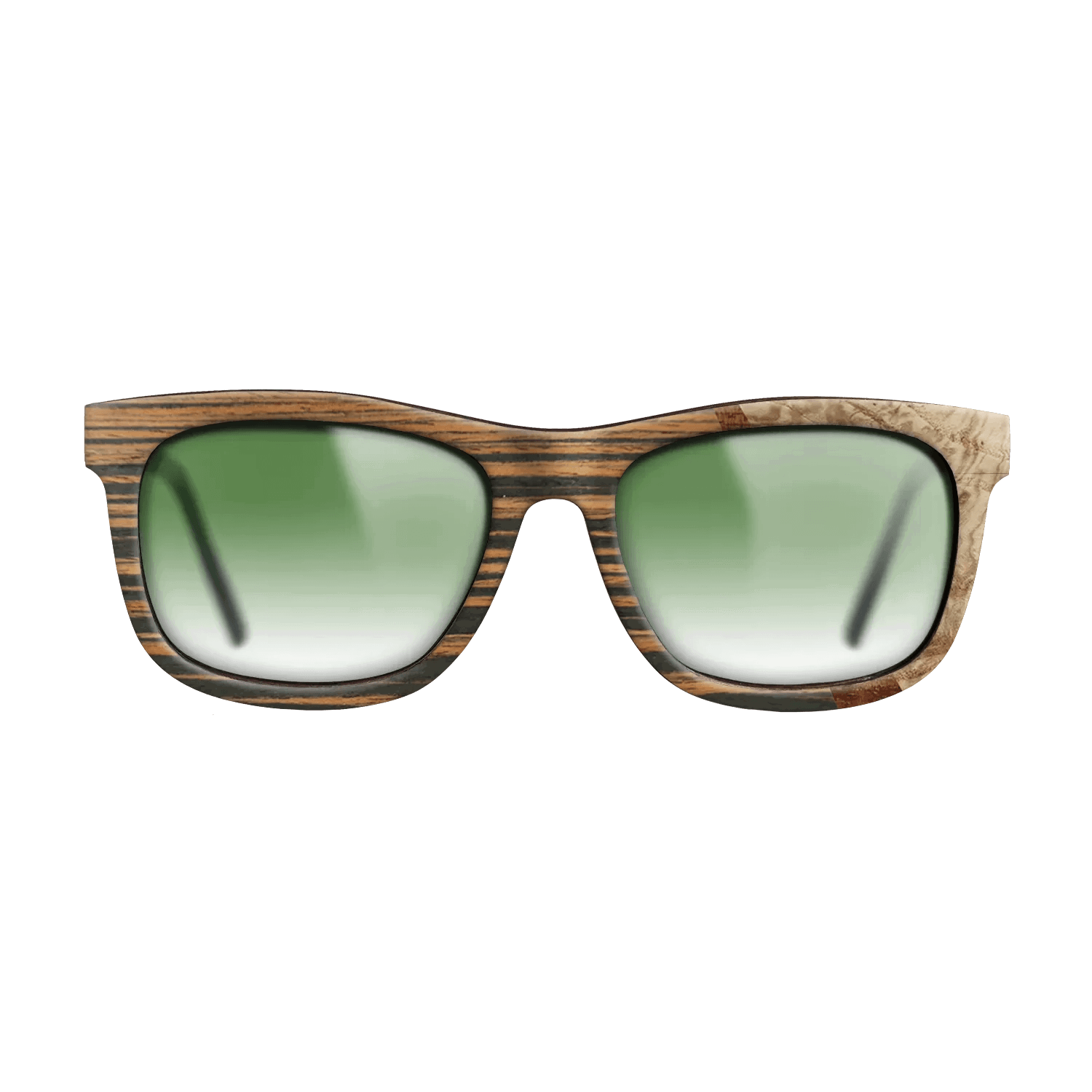 Italian Ebony,Olive Burl,Koa: Wedge - The Hero - Square - 1769 - SIRIS wood optic