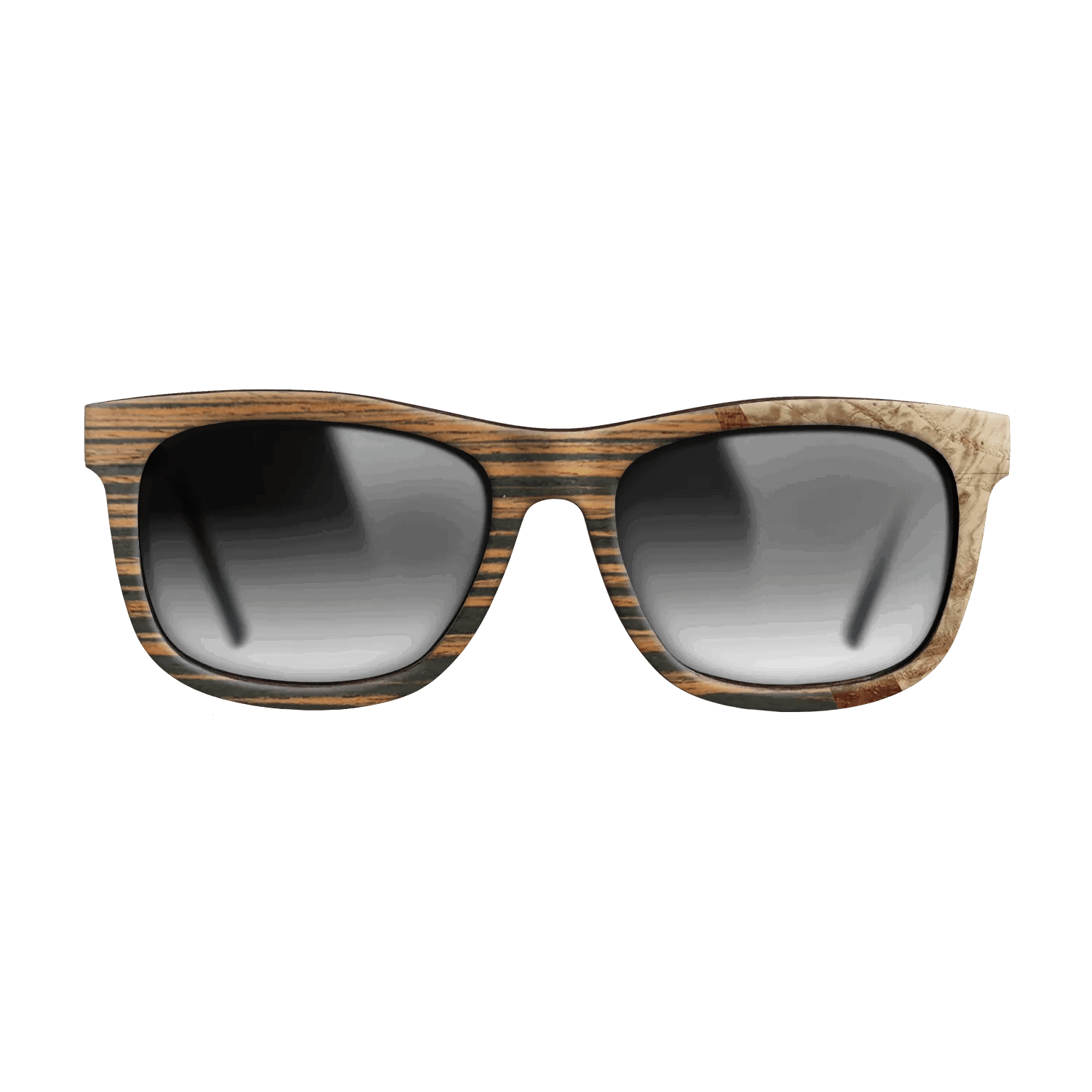 Italian Ebony,Olive Burl,Koa: Wedge - The Hero - Square - 1769 - SIRIS wood optic