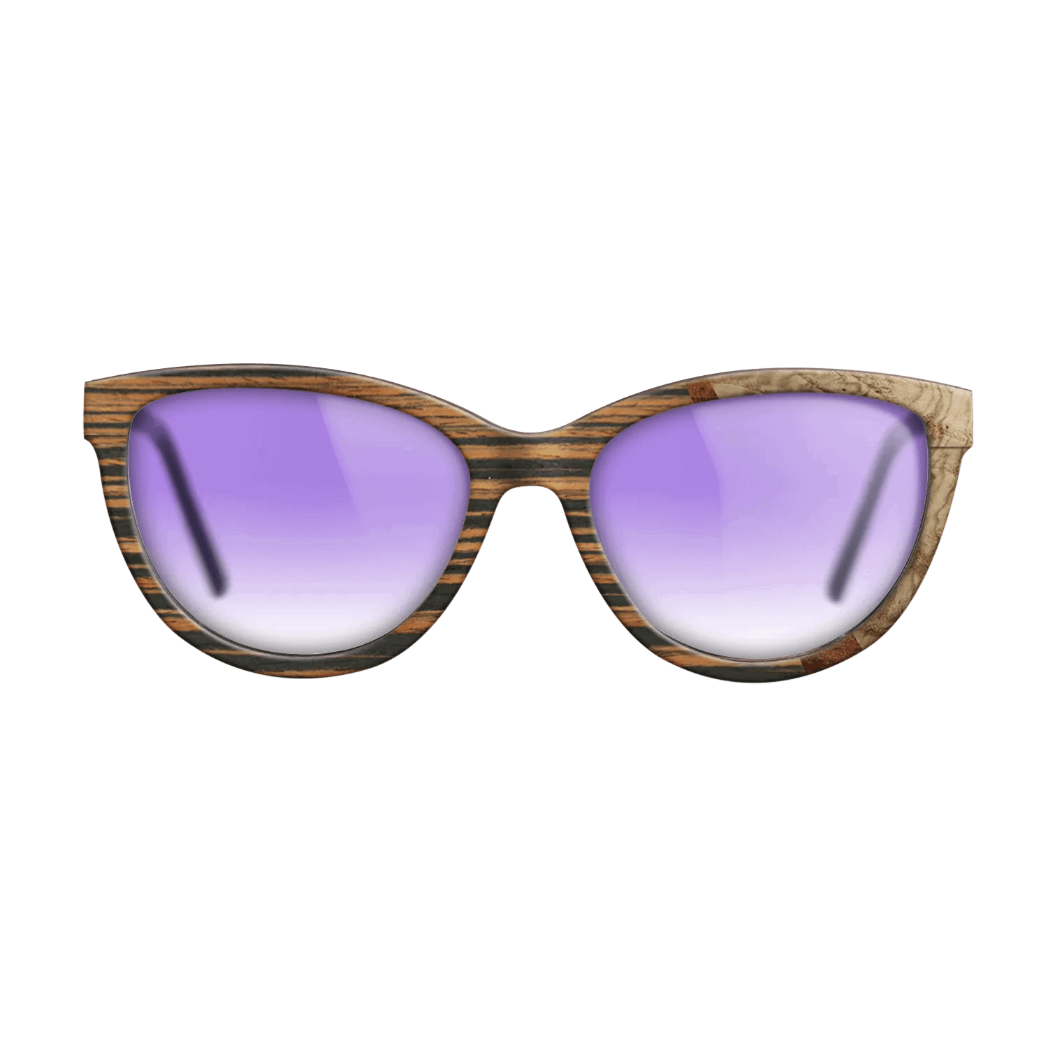 Italian Ebony,Olive Burl,Koa: Wedge - The Maiden - Cat - 1769 - SIRIS wood optic