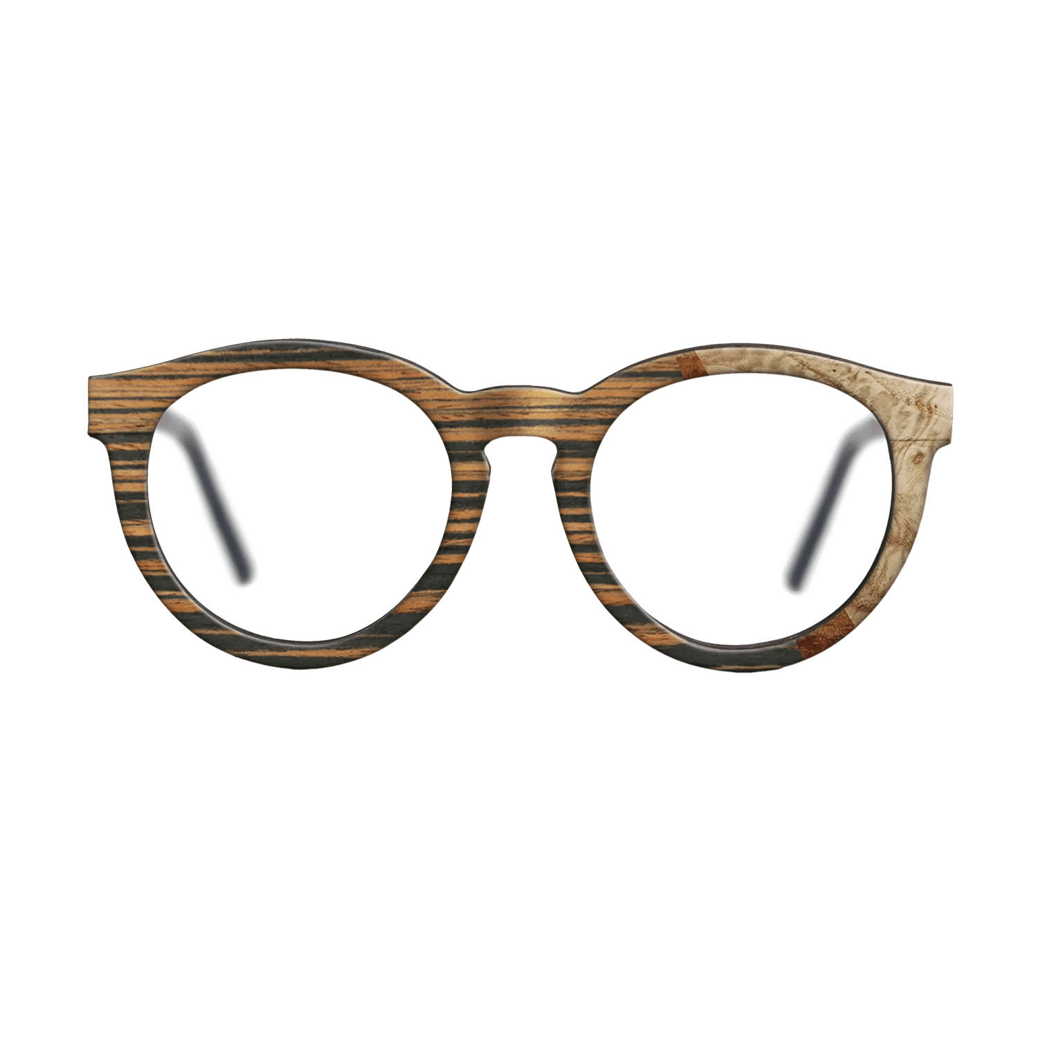 Italian Ebony,Olive Burl,Koa: Wedge - The Rebel - Round - 1769 - SIRIS wood optic