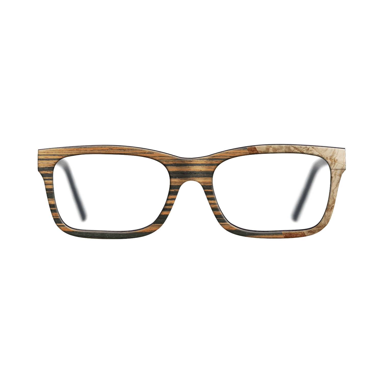 Italian Ebony,Olive Burl,Koa: Wedge - The Sage - Rectangle - 1769 - SIRIS wood optic