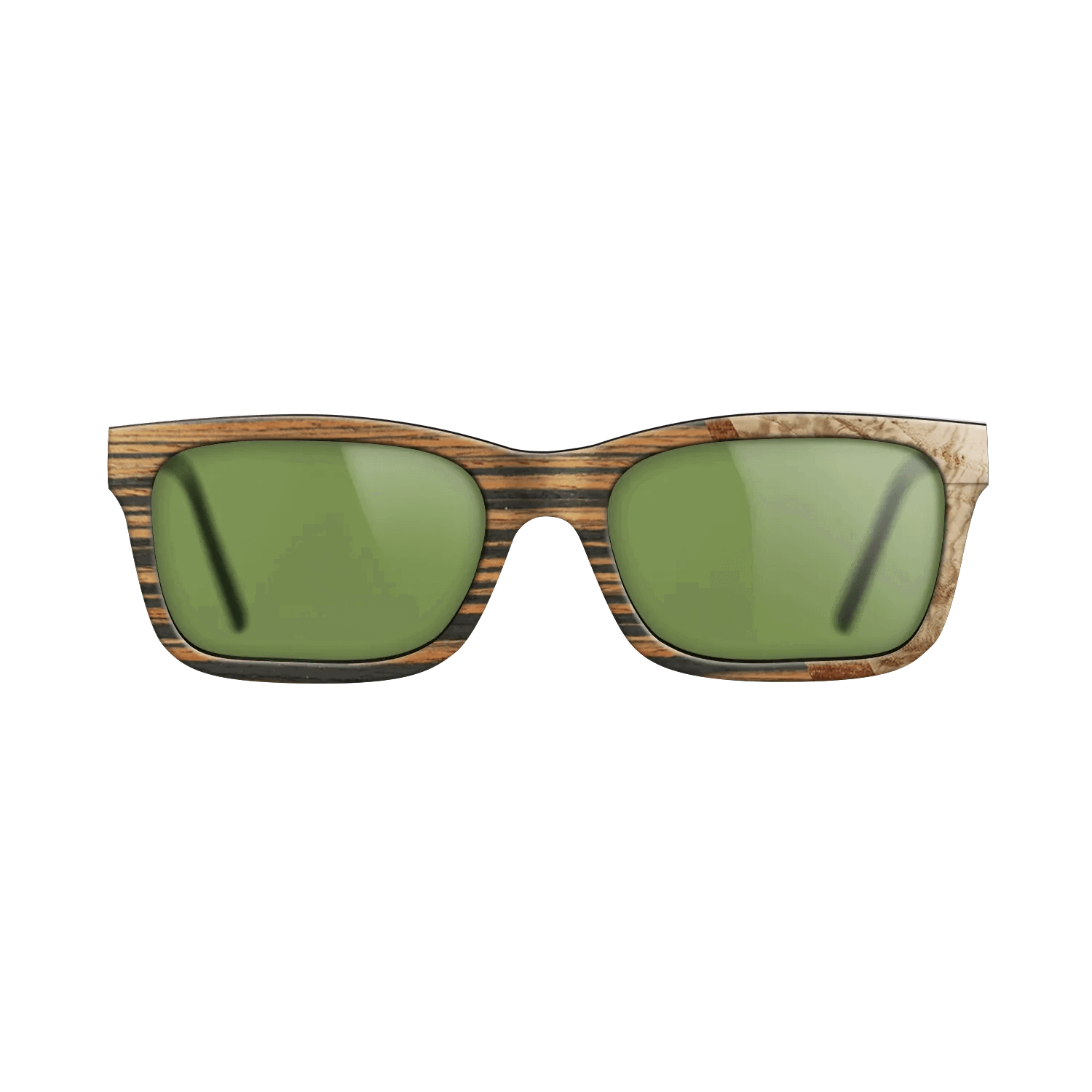 Italian Ebony,Olive Burl,Koa: Wedge - The Sage - Rectangle - 1769 - SIRIS wood optic