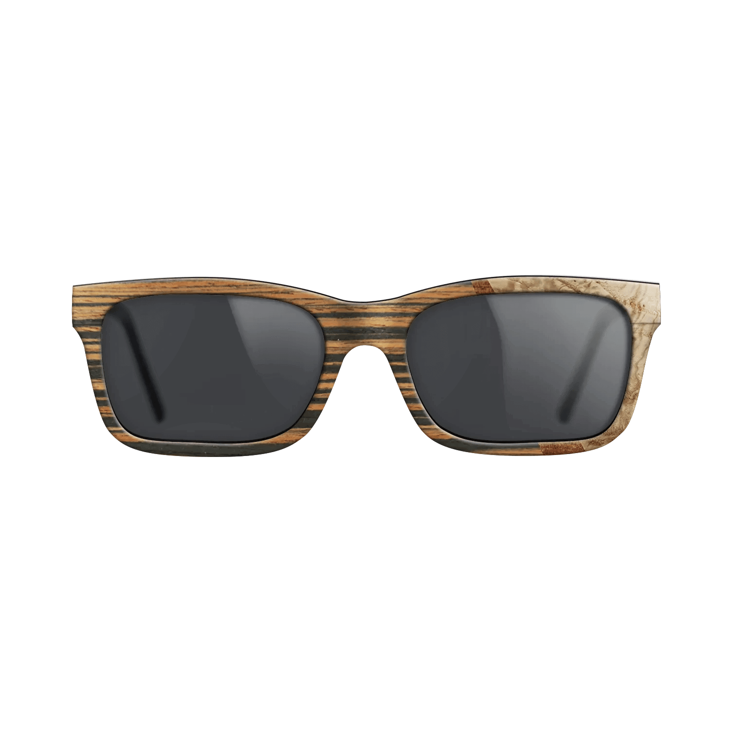 Italian Ebony,Olive Burl,Koa: Wedge - The Sage - Rectangle - 1769 - SIRIS wood optic