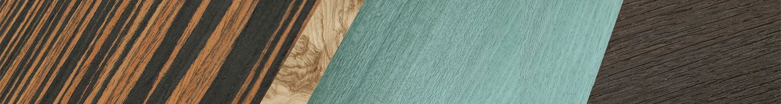 Italian Ebony,Olive Burl,Poplar Dyed: Baby Blue: Angle Cut - The Hero - Square - 1467 - SIRIS wood optic