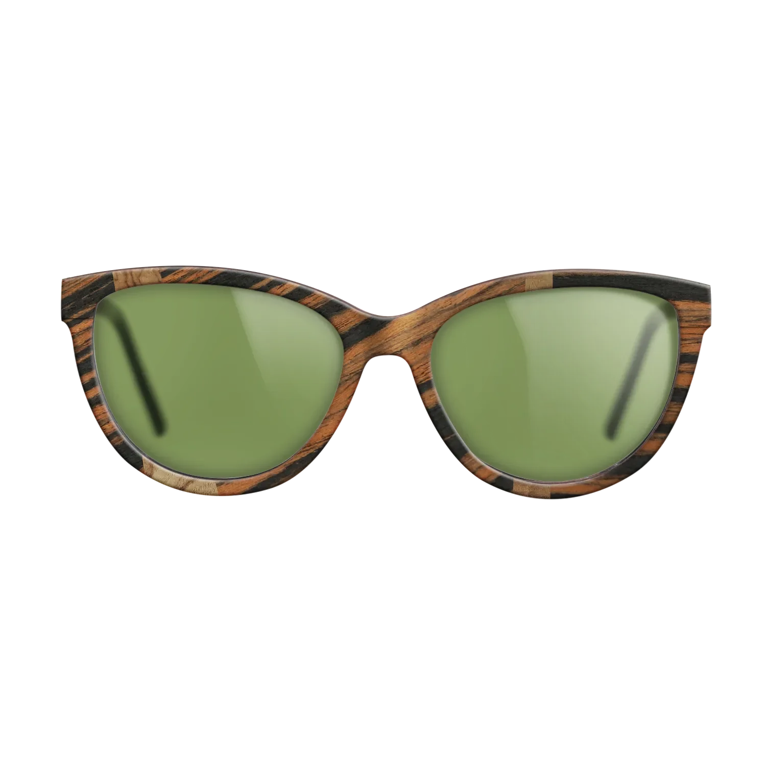 Italian Ebony,Olive Burl: Wedge - The Maiden - Cat - 735 - SIRIS wood optic