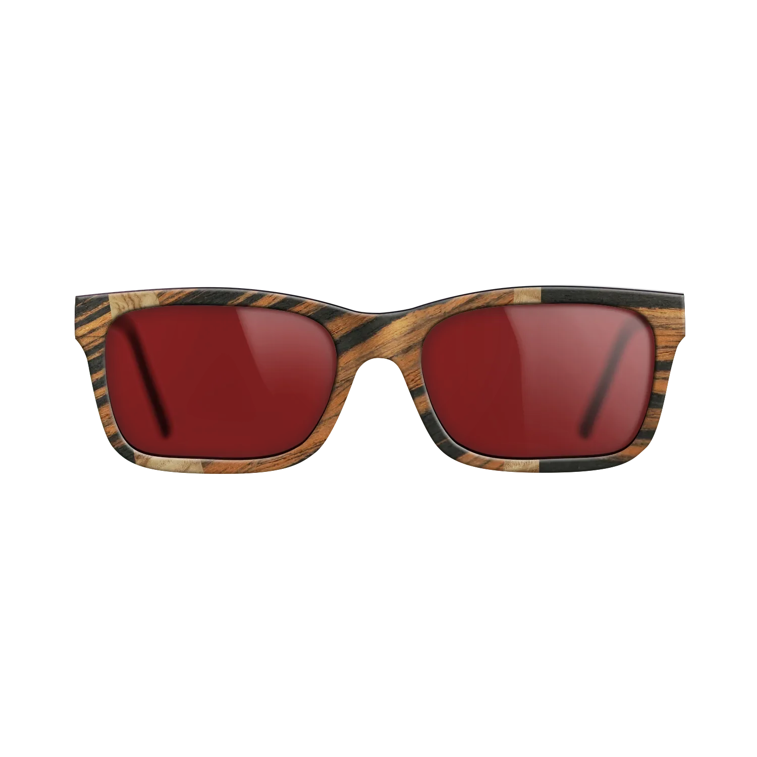 Italian Ebony,Olive Burl: Wedge - The Sage - Rectangle - 735 - SIRIS wood optic