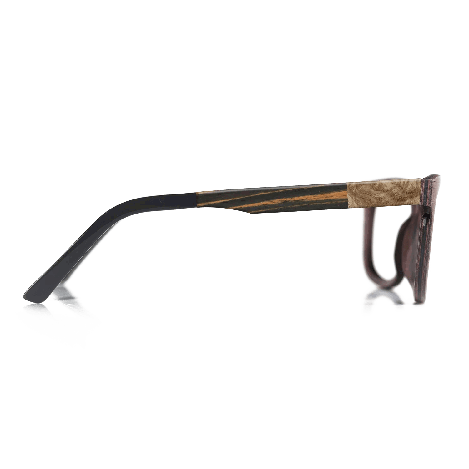 Italian Ebony,Olive Burl,Wenge,Bloodwood: Patch - The Rebel - Round - 1361 - SIRIS wood optic