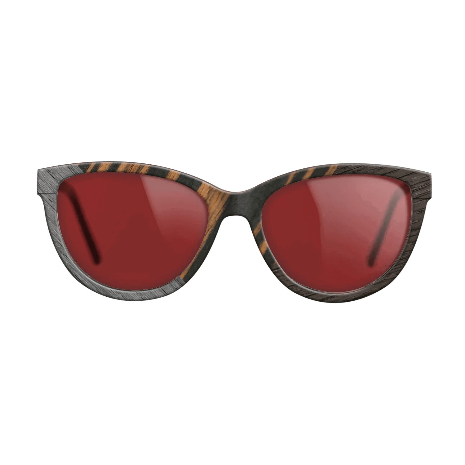 Italian Ebony,Poplar Dyed: Grey,Fumed Oak: Angle Cut - The Maiden - Cat - 1650 - SIRIS wood optic