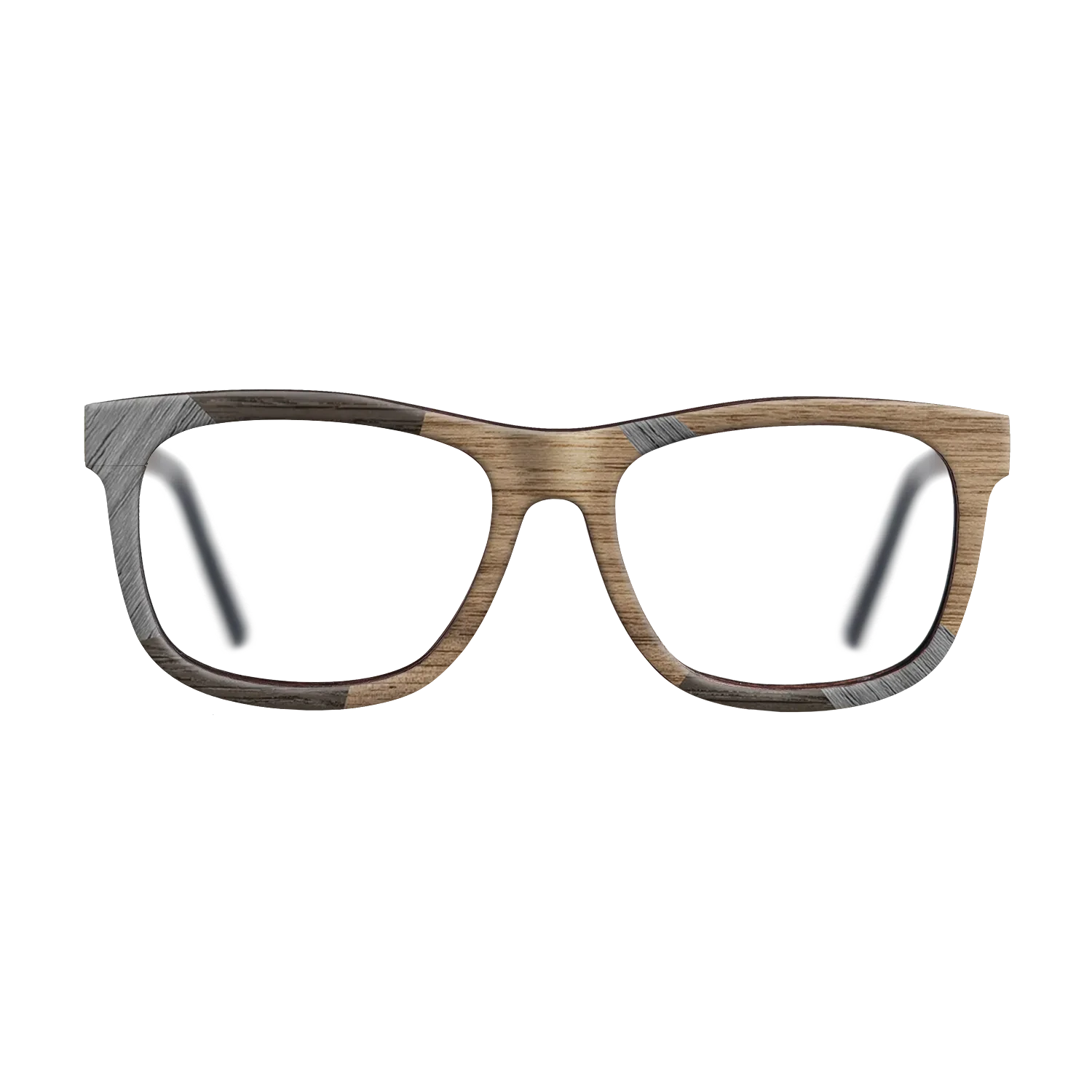 Italian Ebony,Poplar Dyed: Grey,Walnut: Straight Grain,Fumed Oak: Fractal - The Hero - Square - SIRIS wood optic