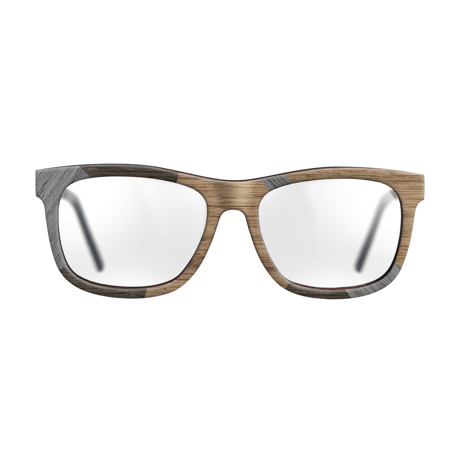 Italian Ebony,Poplar Dyed: Grey,Walnut: Straight Grain,Fumed Oak: Fractal - The Hero - Square - SIRIS wood optic