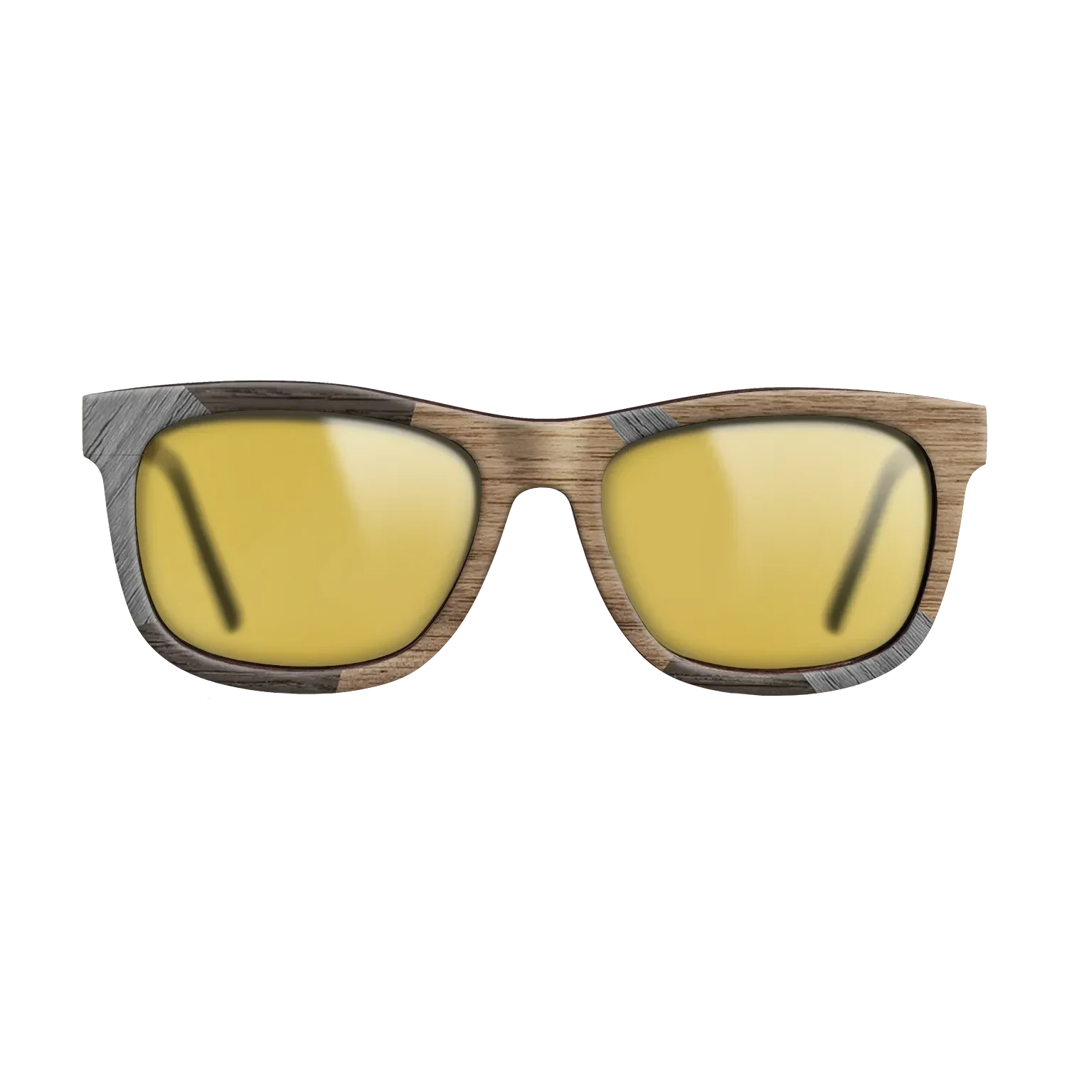 Italian Ebony,Poplar Dyed: Grey,Walnut: Straight Grain,Fumed Oak: Fractal - The Hero - Square - SIRIS wood optic