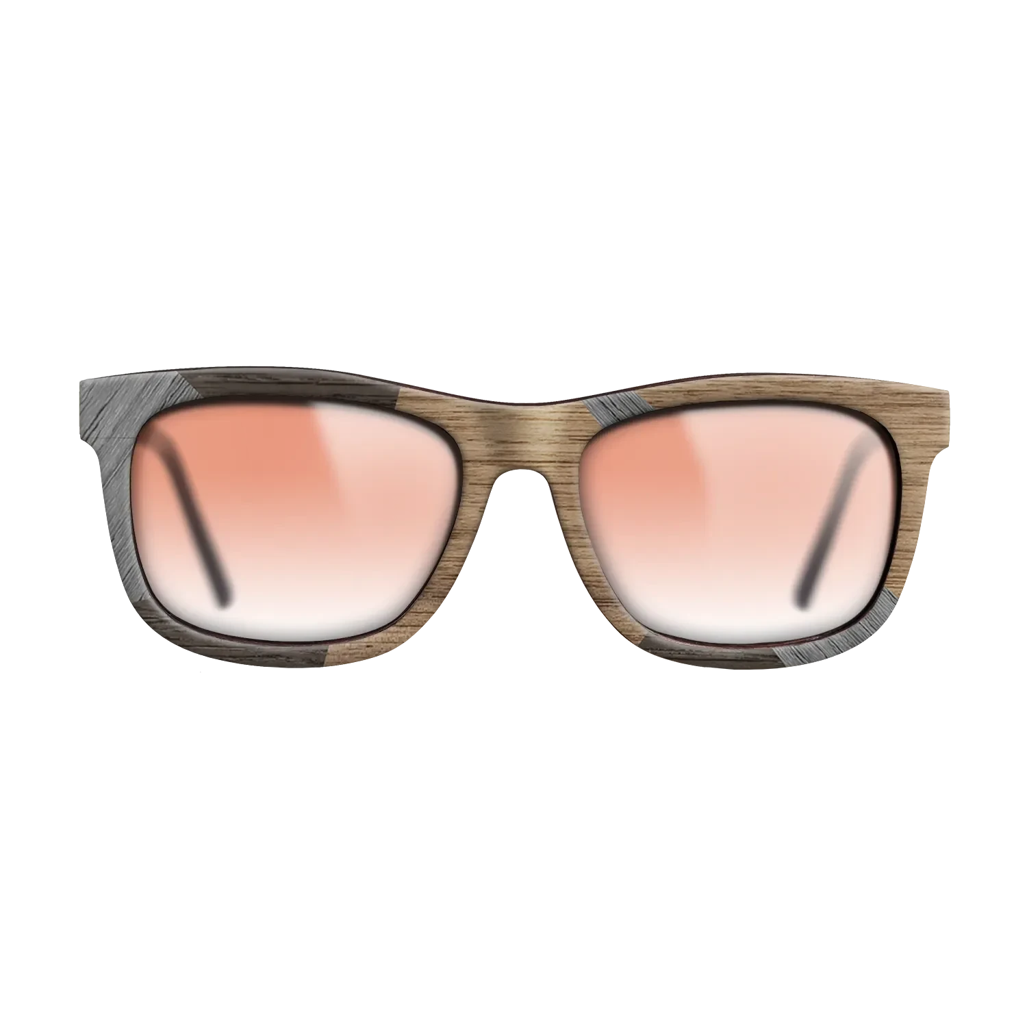 Italian Ebony,Poplar Dyed: Grey,Walnut: Straight Grain,Fumed Oak: Fractal - The Hero - Square - SIRIS wood optic