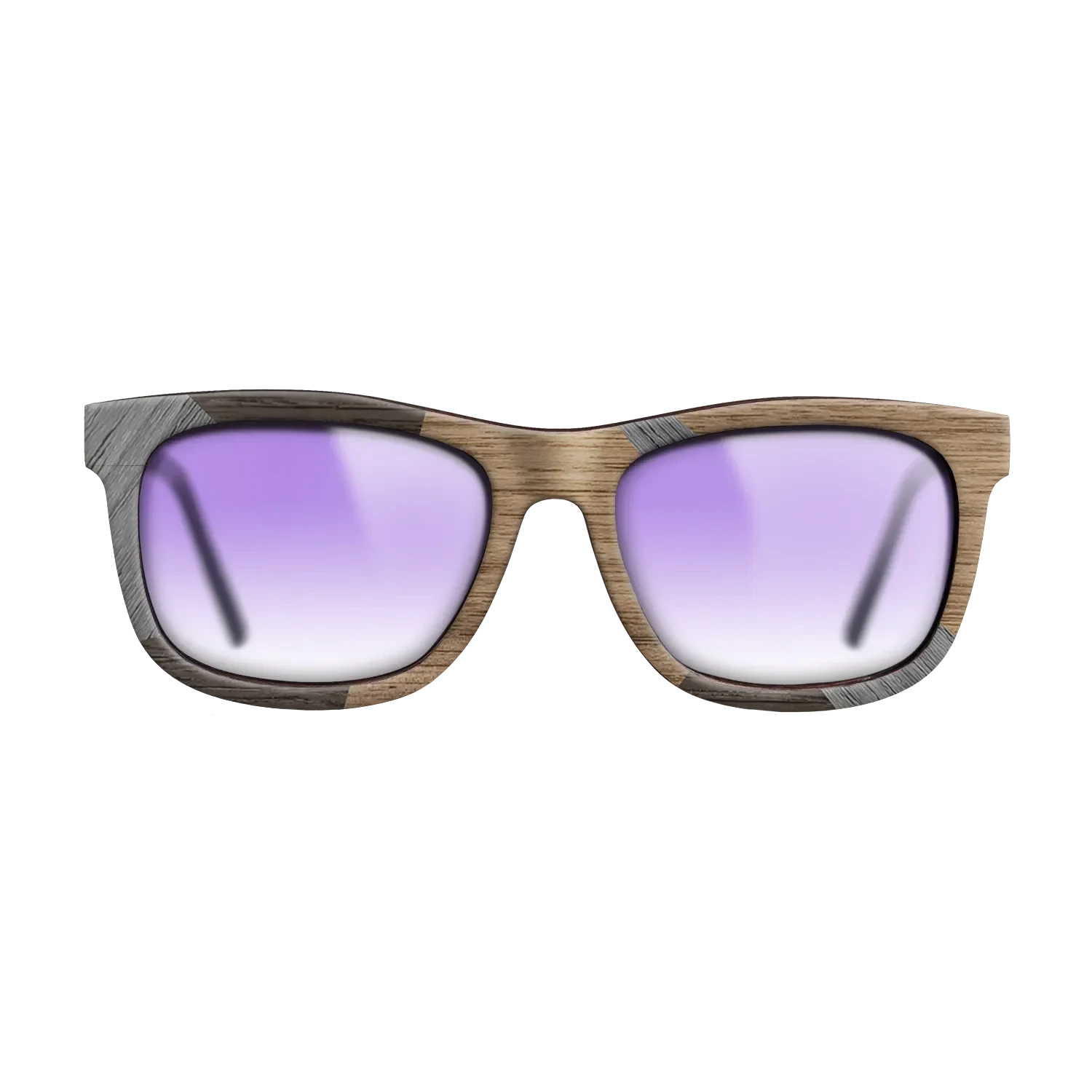 Italian Ebony,Poplar Dyed: Grey,Walnut: Straight Grain,Fumed Oak: Fractal - The Hero - Square - SIRIS wood optic