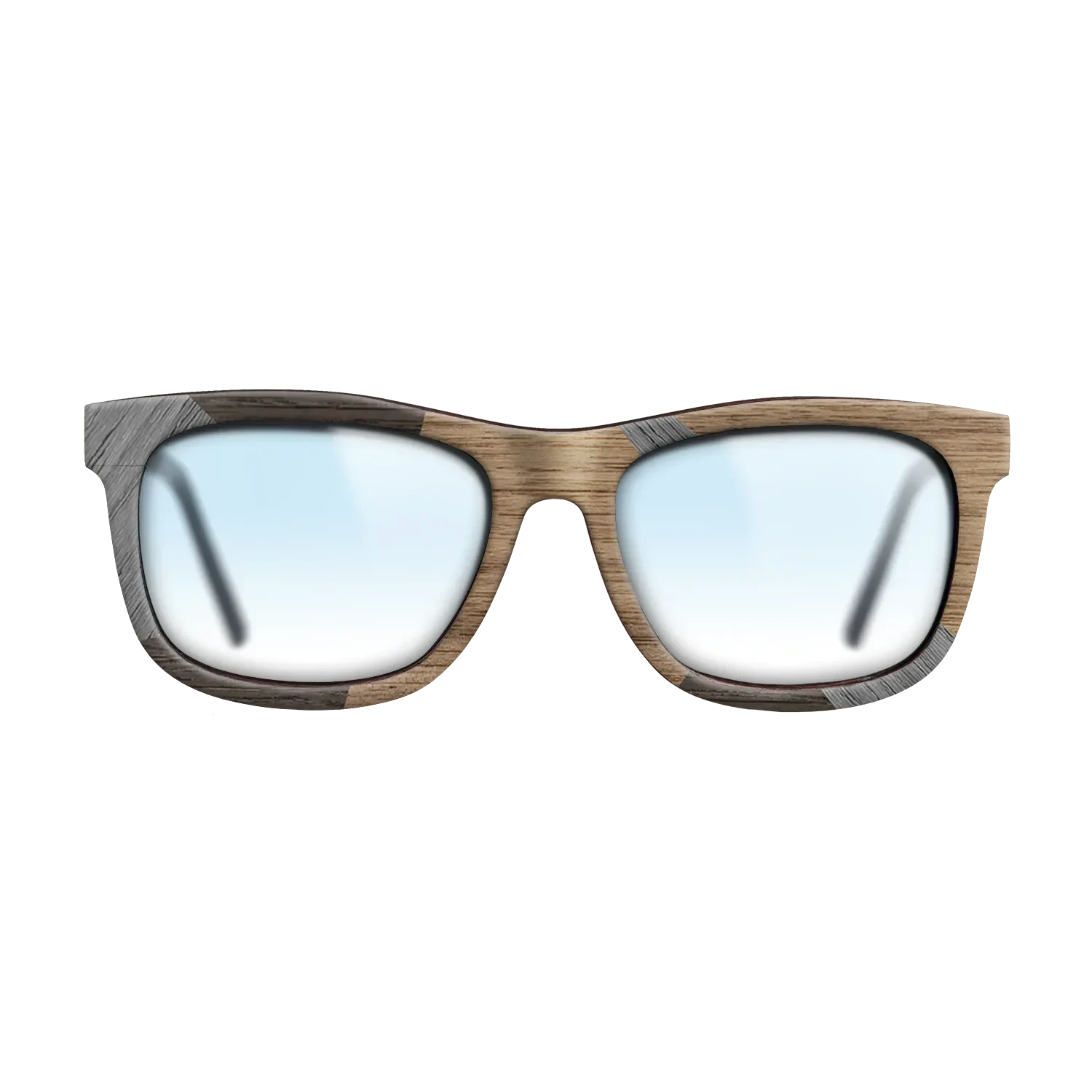 Italian Ebony,Poplar Dyed: Grey,Walnut: Straight Grain,Fumed Oak: Fractal - The Hero - Square - SIRIS wood optic