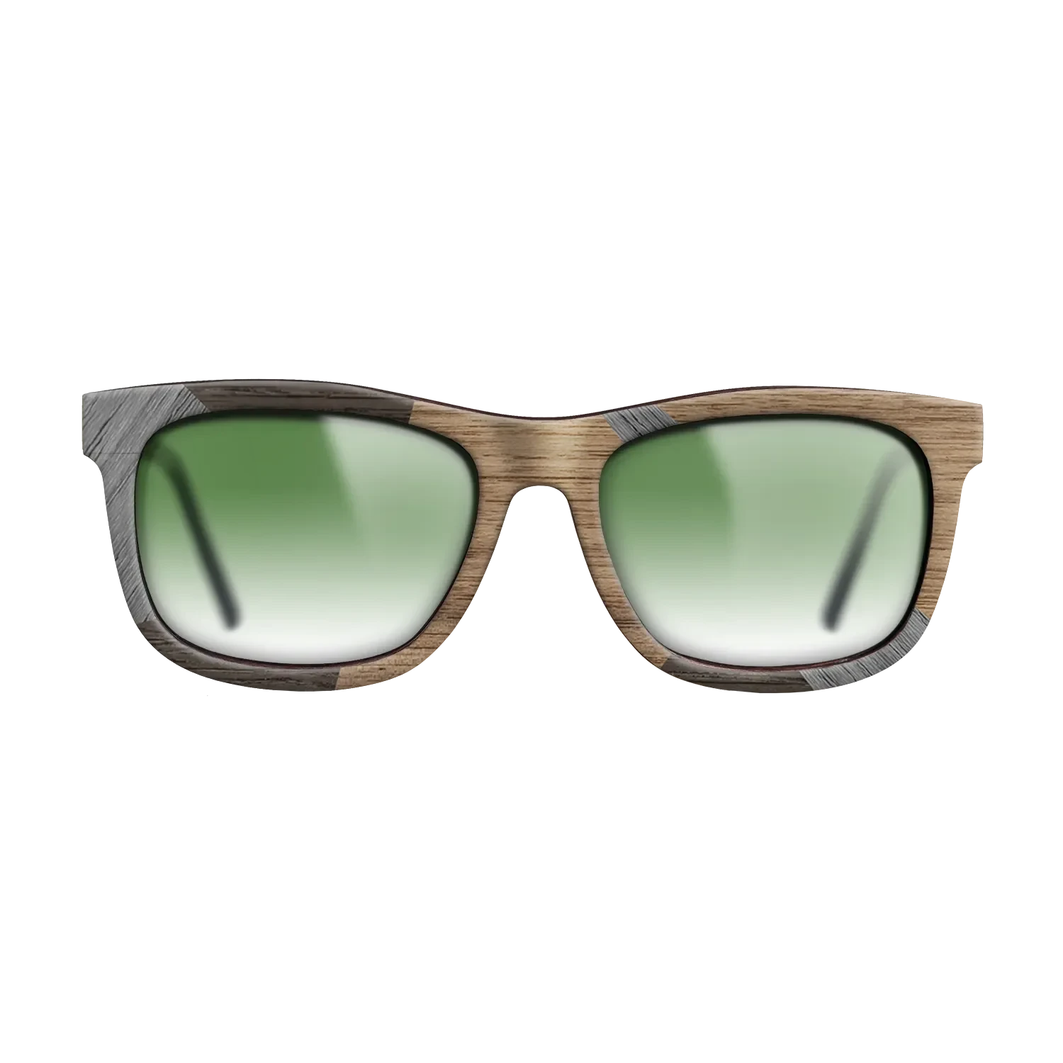 Italian Ebony,Poplar Dyed: Grey,Walnut: Straight Grain,Fumed Oak: Fractal - The Hero - Square - SIRIS wood optic