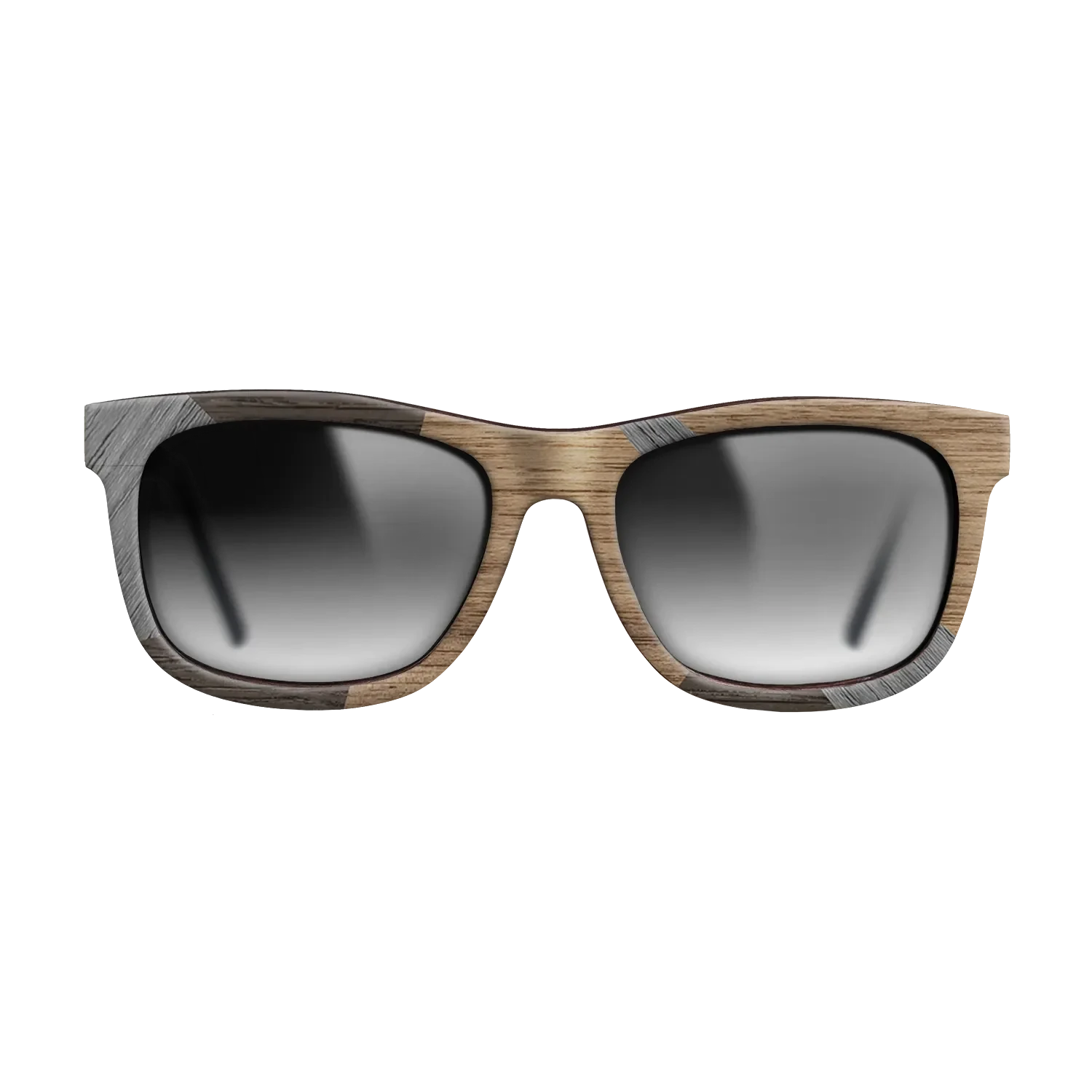 Italian Ebony,Poplar Dyed: Grey,Walnut: Straight Grain,Fumed Oak: Fractal - The Hero - Square - SIRIS wood optic