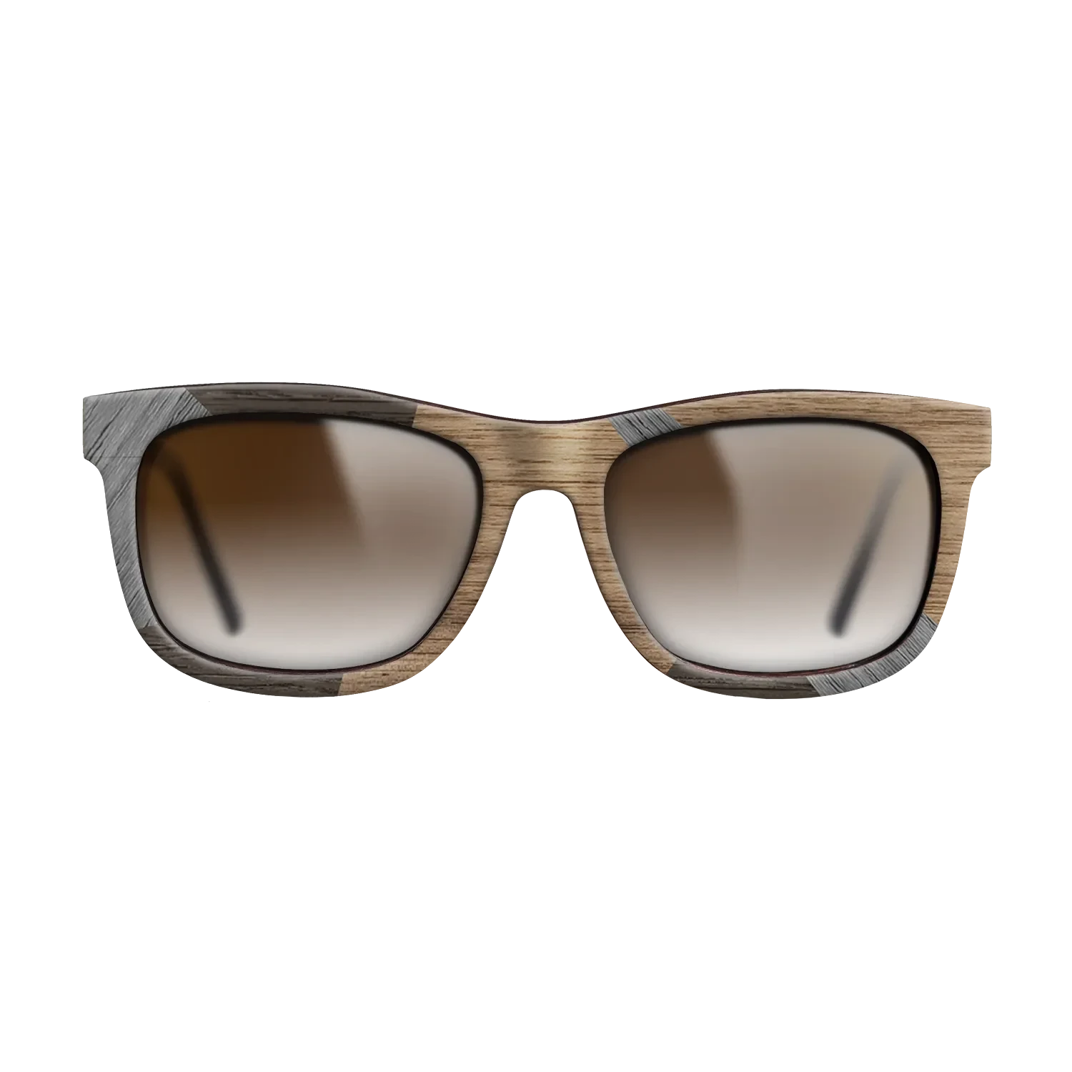 Italian Ebony,Poplar Dyed: Grey,Walnut: Straight Grain,Fumed Oak: Fractal - The Hero - Square - SIRIS wood optic