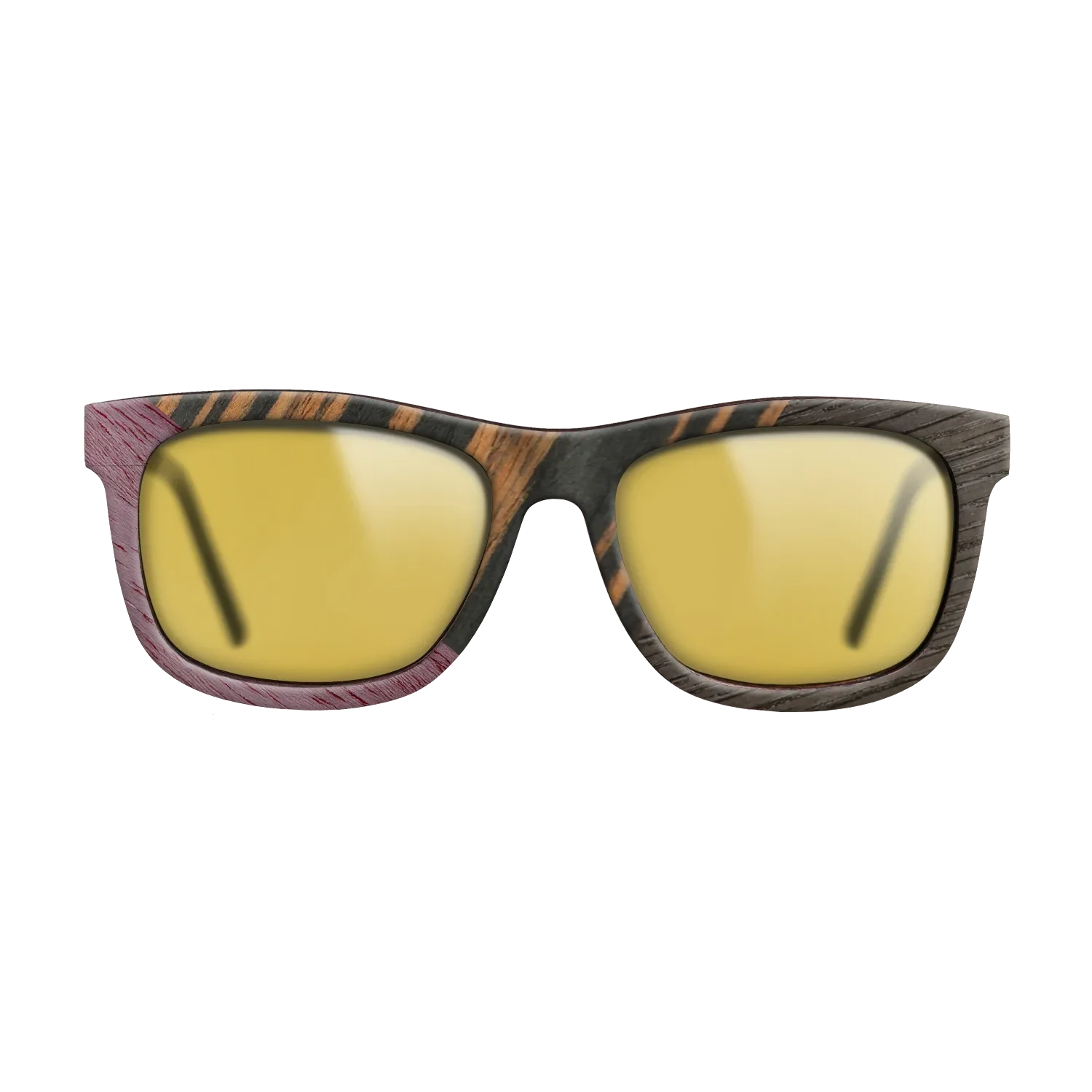 Italian Ebony,Poplar Dyed: Purple,Fumed Oak: Angle Cut - The Hero - Square - 901 - SIRIS wood optic