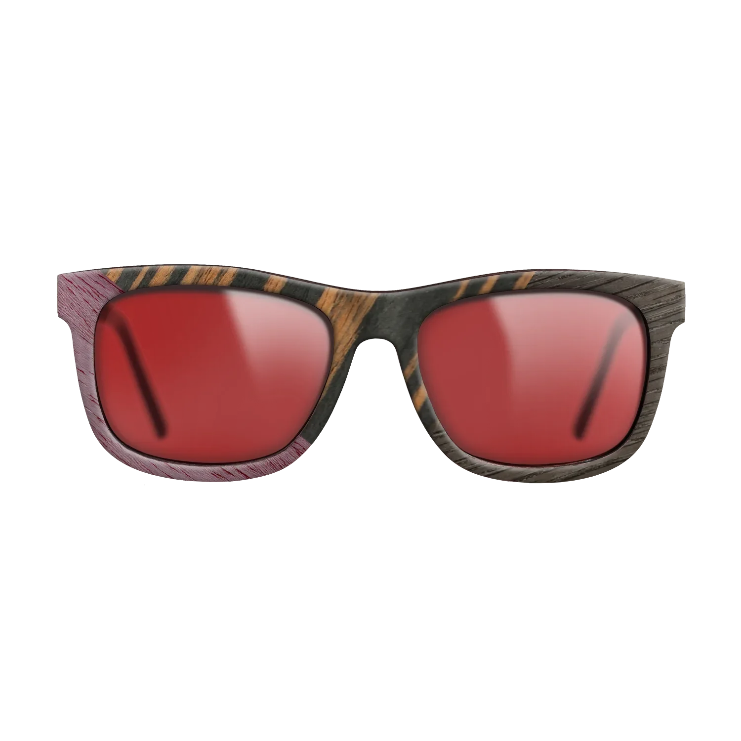 Italian Ebony,Poplar Dyed: Purple,Fumed Oak: Angle Cut - The Hero - Square - 901 - SIRIS wood optic