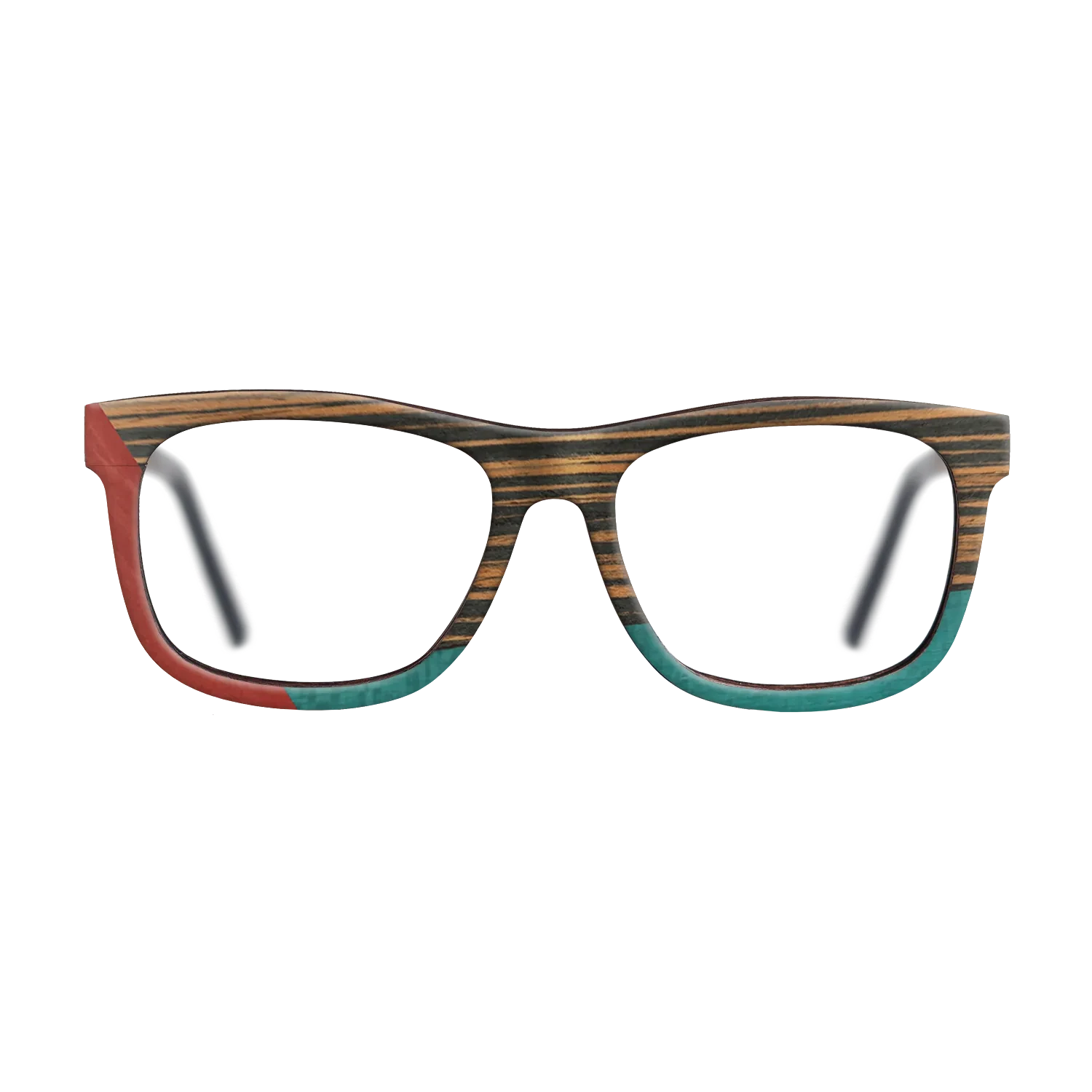 Italian Ebony,Poplar Dyed: Red,Fumed Oak,Poplar Dyed: Turquoise: Bauhaus - The Hero - Square - SIRIS wood optic